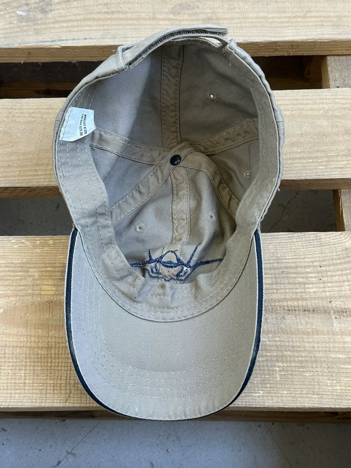 Vintage Vintage F35 Fighter Jet Khaki Cap Size ONE SIZE - 6 Thumbnail