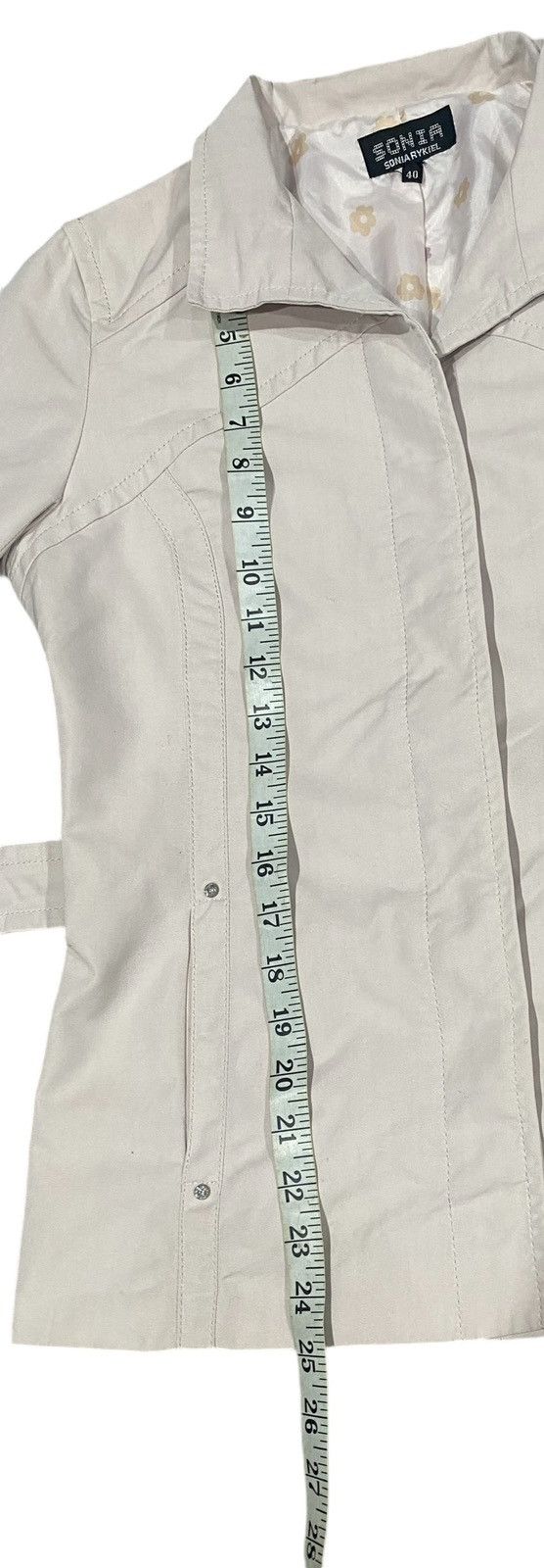 Designer × Sonia Rykiel SONIA RYKIEL Belt Button Jacket Size XS / US 0-2 / IT 36-38 - 19 Thumbnail