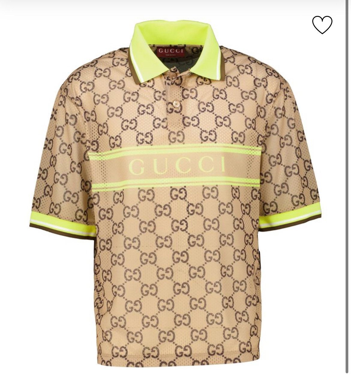 Gucci Gucci | Men's Polo Shirt POLYESTER NET Size US L / EU 52-54 / 3 - 1 Thumbnail