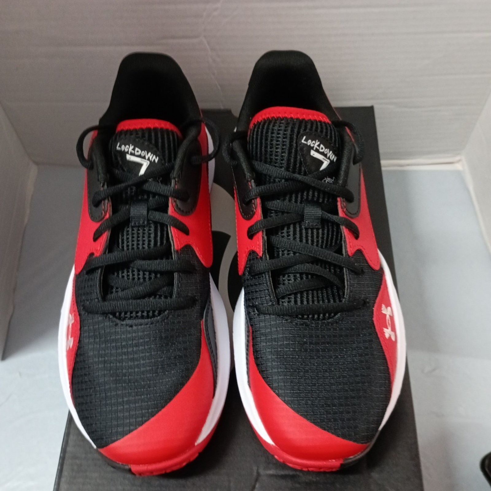 Under Armour Under Armour Lockdown 7 Low Shoes Men's Size 8 Black Red Size US 8 / EU 41 - 3 Thumbnail