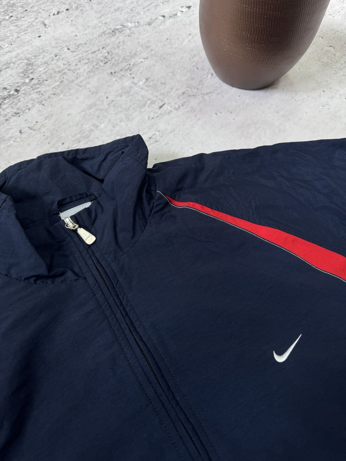 Nike × Vintage NIKE VINTAGE BASIC LOGO OVERSIZE BAGGY LIGHT JACKET Size US XL / EU 56 / 4 - 5 Thumbnail