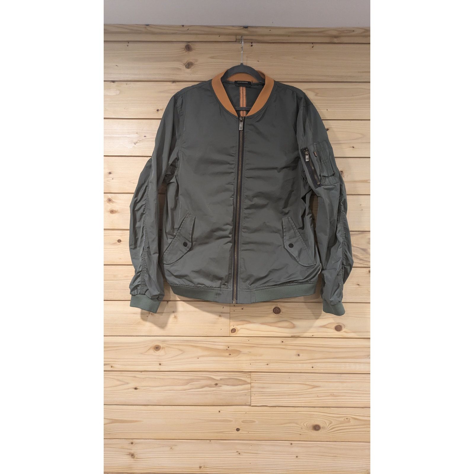 Scotch & Soda Scotch and Soda Mens Bomber Jacket Size US L / EU 52-54 / 3 - 1 Thumbnail