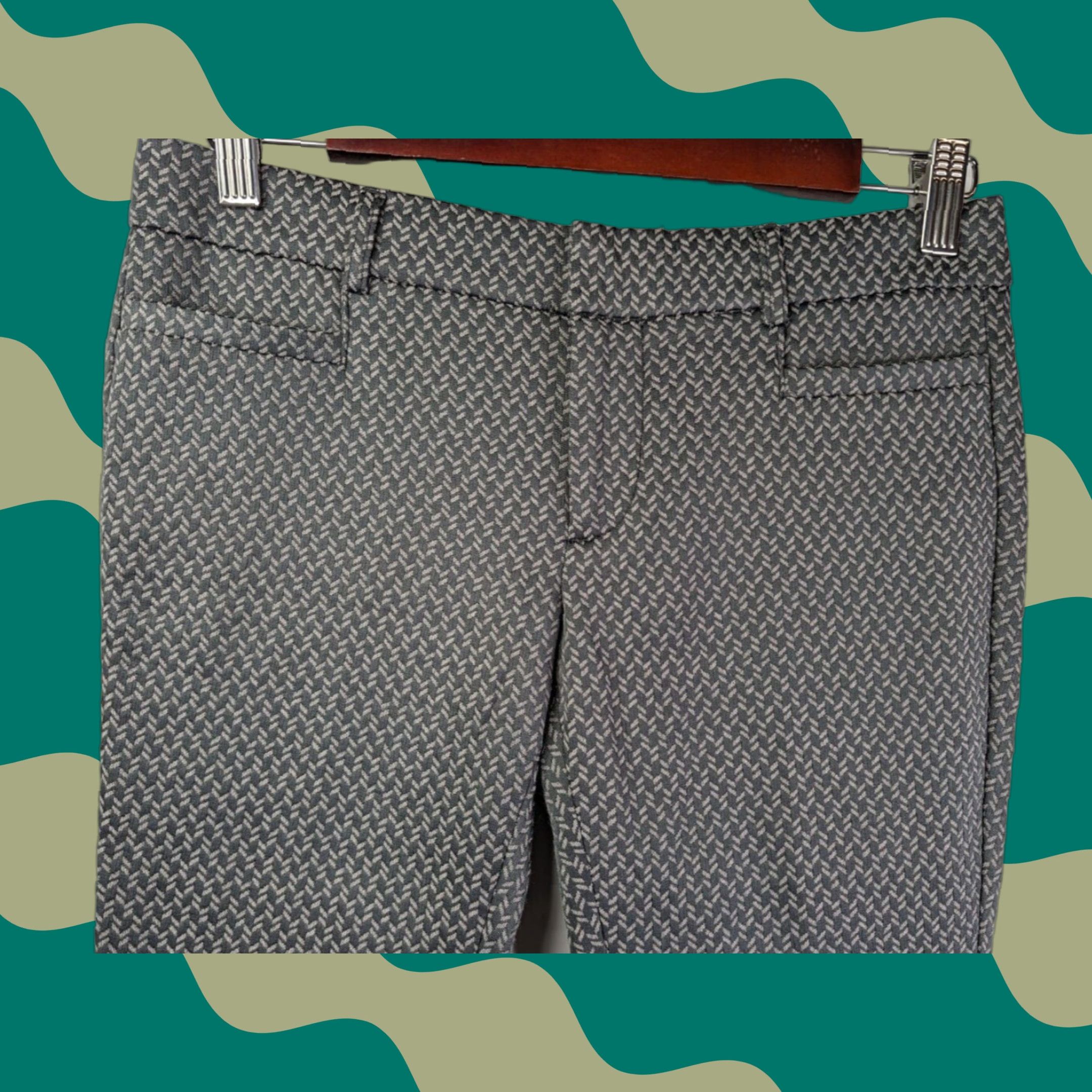 Banana Republic Banana Republic Sloan Fit Pants Womens Size 0P Grey Chino Tapered Stretch Size 25" / US 0 / IT 36 - 1 Thumbnail