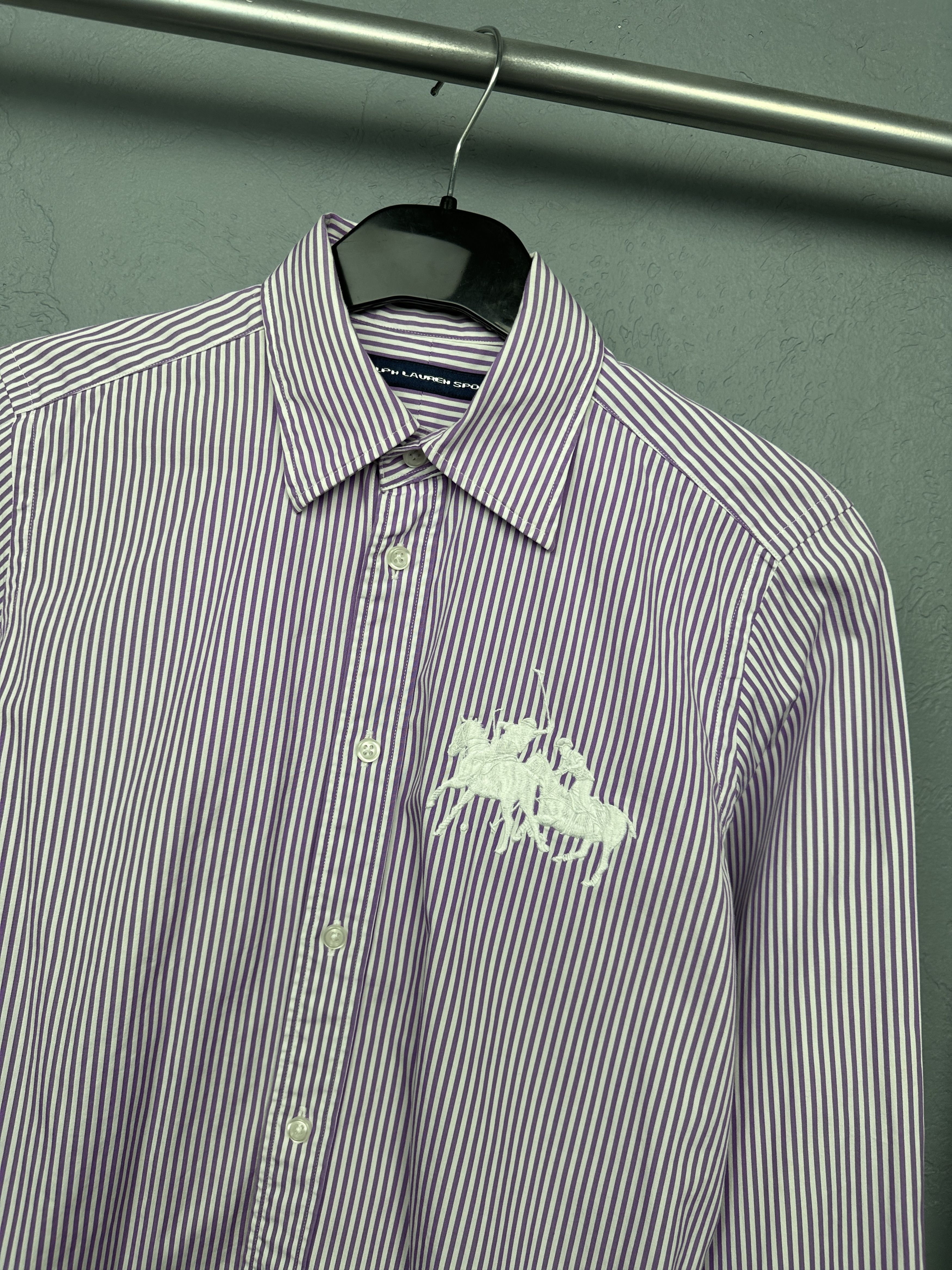 Polo Ralph Lauren Polo Ralph Lauren Womens Long Sleeve Striped Shirt Size L / US 10 / IT 46 - 2 Thumbnail