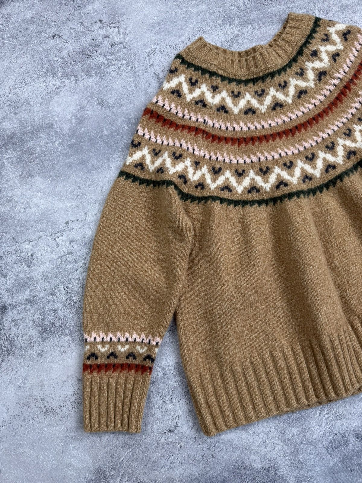 Barbour Barbour Wool Knit Sweater Fair Isle Nordic Women’s Size XL / US 12-14 / IT 48-50 - 9 Thumbnail