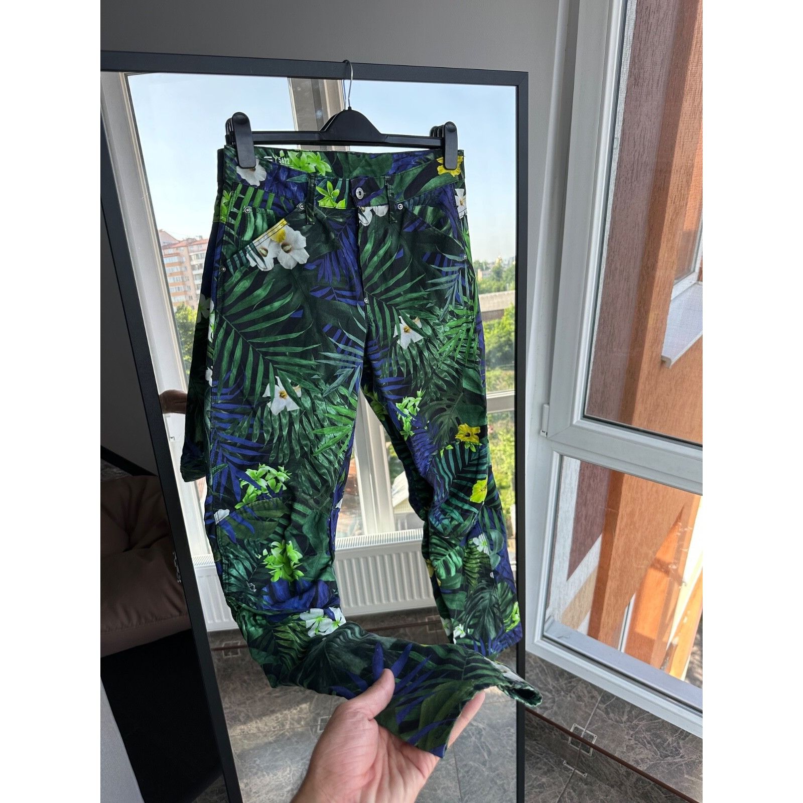 G-Star G Star Raw 5622 3D Tapered COJ Floral All Over Print Pants S Size US 29 - 6 Thumbnail