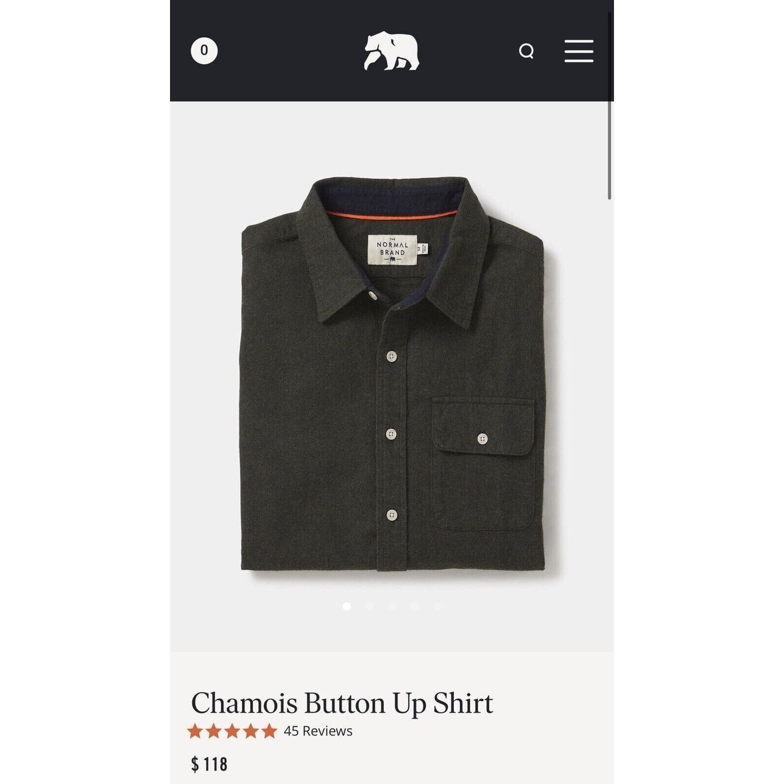 Other The Normal Brand Chamois Woven Button Up Shirt Sz XXL NWT Size US XXL / EU 58 / 5 - 1 Thumbnail