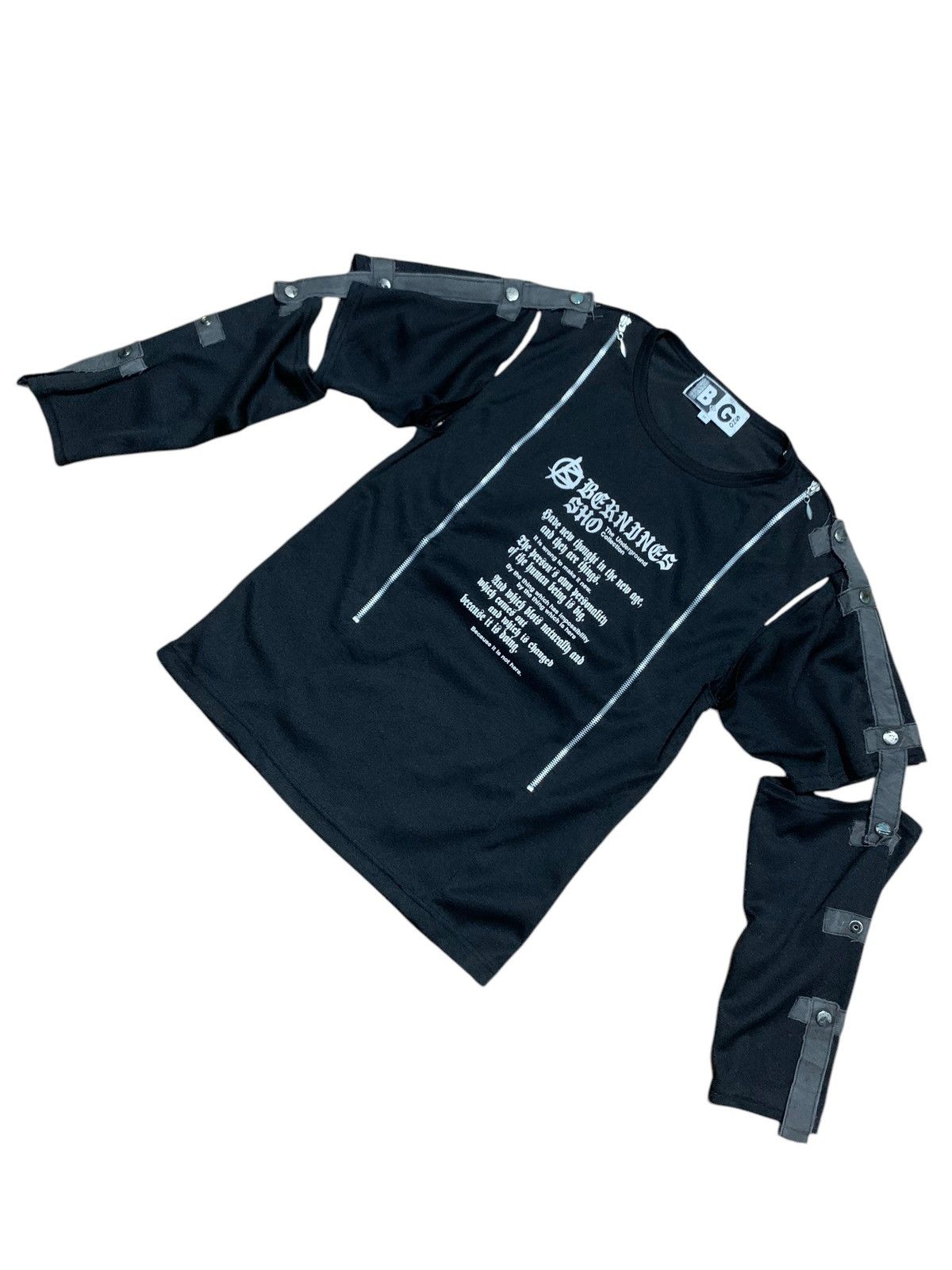 Hysteric Glamour 2000s Bernings Sho bondage convertible longsleeve punk poem Size US M / EU 48-50 / 2 - 3 Thumbnail