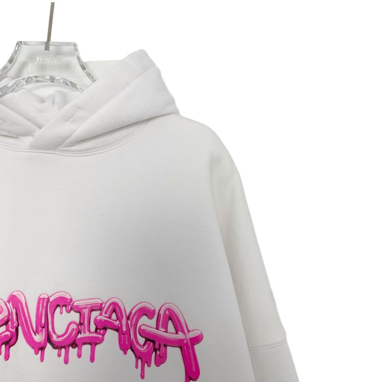 Balenciaga Balenciaga Fleece Loose Pullover Hooded Sweatshirt K26WX Size M / US 6-8 / IT 42-44 - 3 Thumbnail