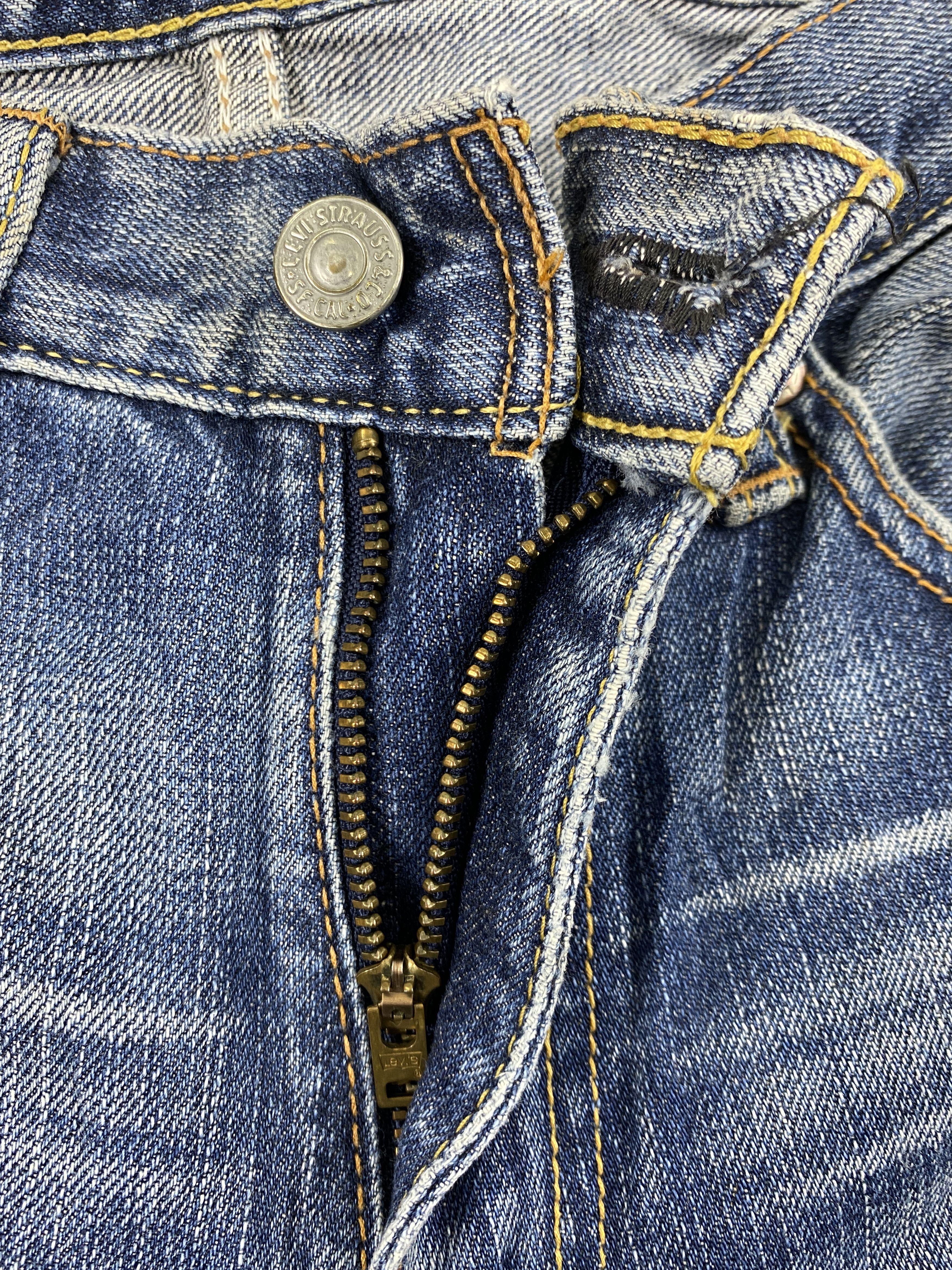 Levi's Distressed Blue Vintage Levi's 702 Jeans 29x32.5- JN3847 Size US 29 - 6 Thumbnail