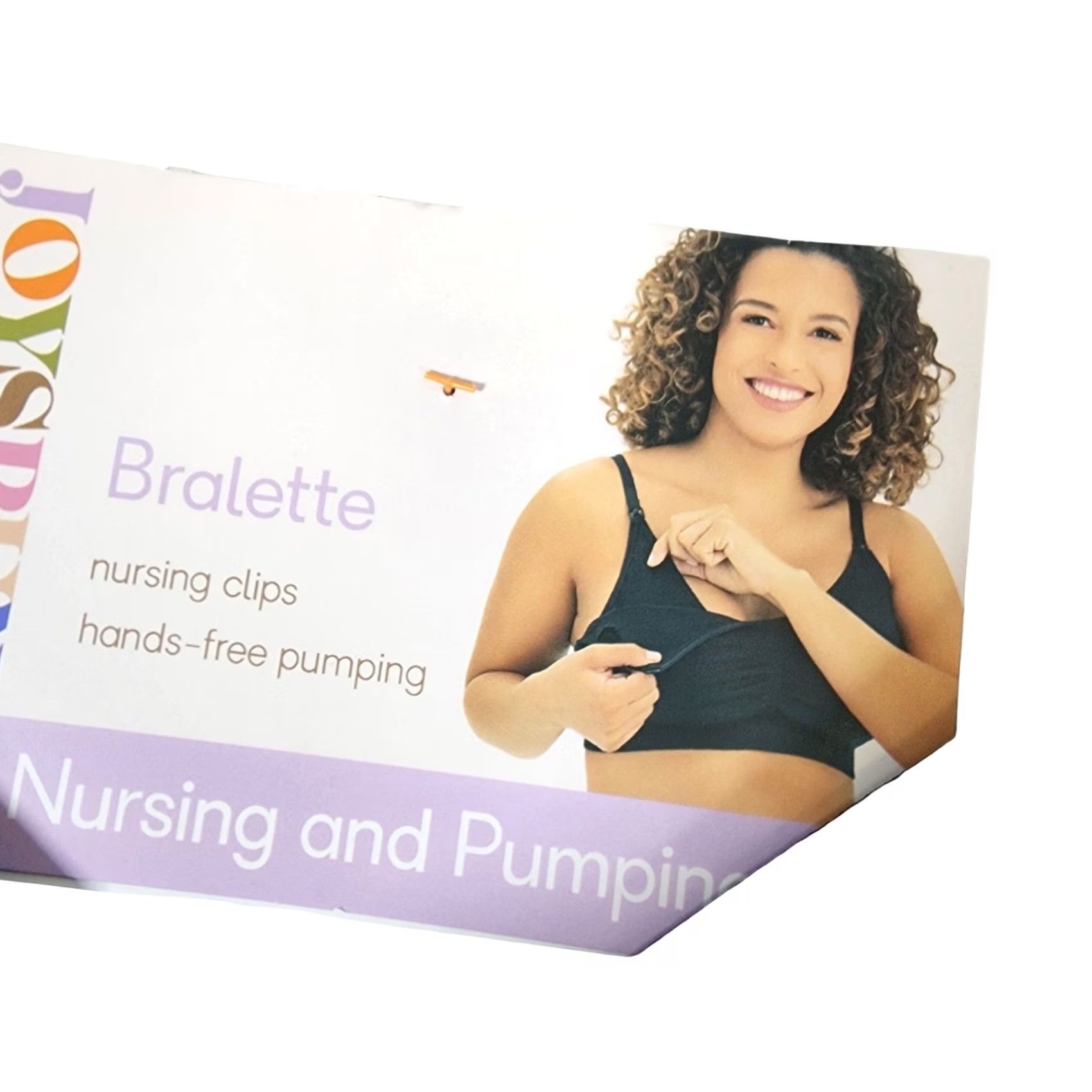Vintage Joyspun Womens 2-Pack Nursing Pumping Bralette Black Soot Small Size ONE SIZE - 4 Thumbnail
