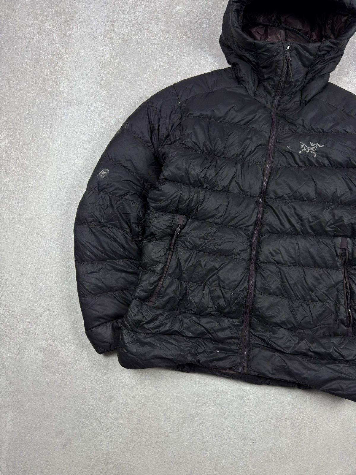 Arc'teryx Vintage Arcteryx Thorium Hoody Gray Puffer Jacket Worn Size US M / EU 48-50 / 2 - 2 Thumbnail