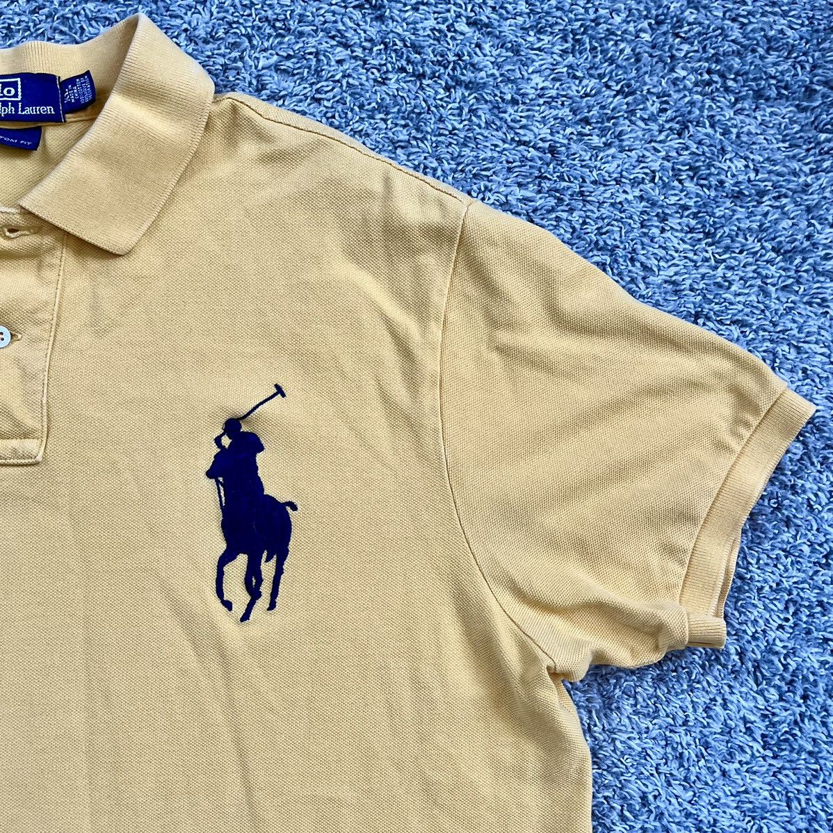 Polo Ralph Lauren × Wu-Tang Clan 🔴Polo Ralph Lauren Shirt Size XL Yellow Big Pony WuTang Size US XL / EU 56 / 4 - 3 Thumbnail
