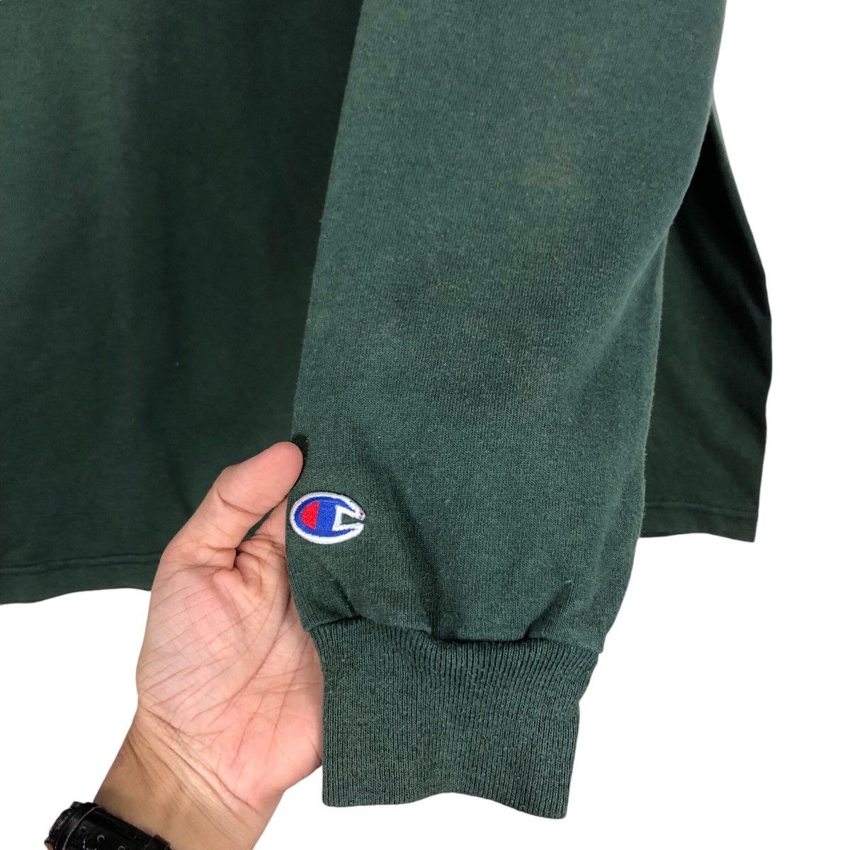 Champion × Vintage Vintage Champion Hoodie Spell Out Rare Streetwear XL Size US XL / EU 56 / 4 - 12 Thumbnail