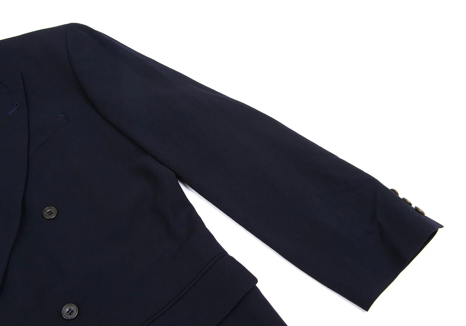 Jean Paul Gaultier Wool Double Jacket in Navy, Size 50 Size US M / EU 48-50 / 2 - 5 Thumbnail