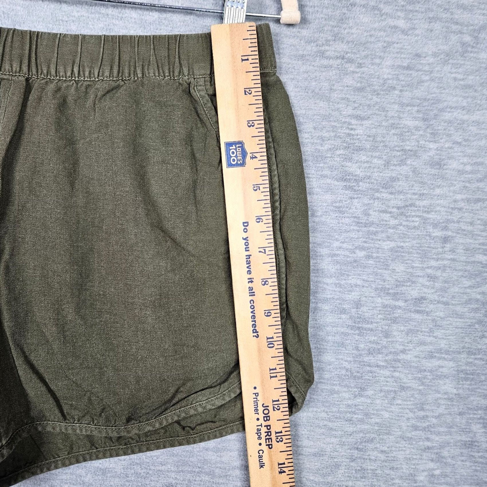Madewell Madewell Women's Army Green Pull-on Pockets Casual Shorts Size M Size 32" / US 10 / IT 46 - 5 Thumbnail