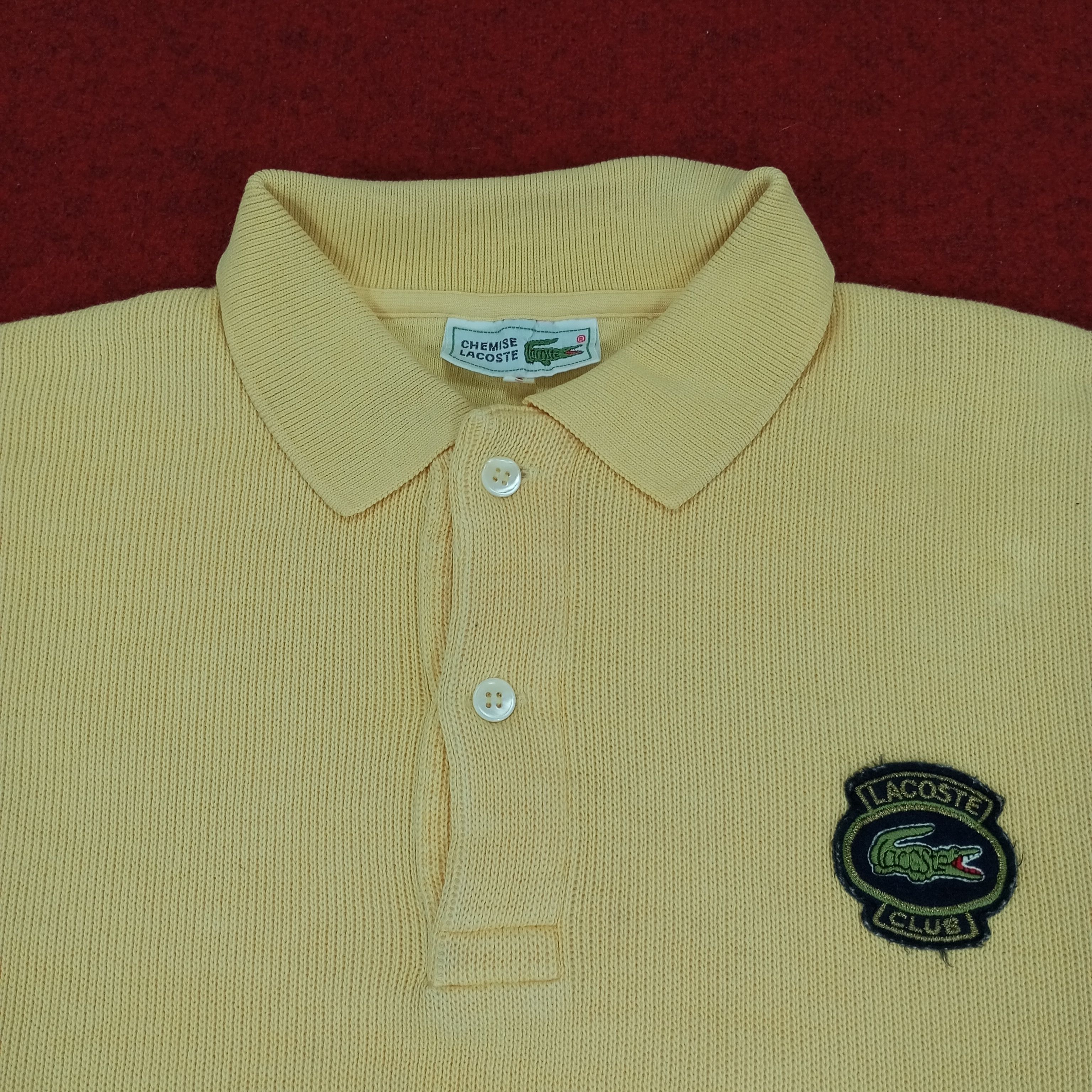 Lacoste × Vintage Lacoste Sweatshirt Collar Casual Style Size US M / EU 48-50 / 2 - 2 Thumbnail