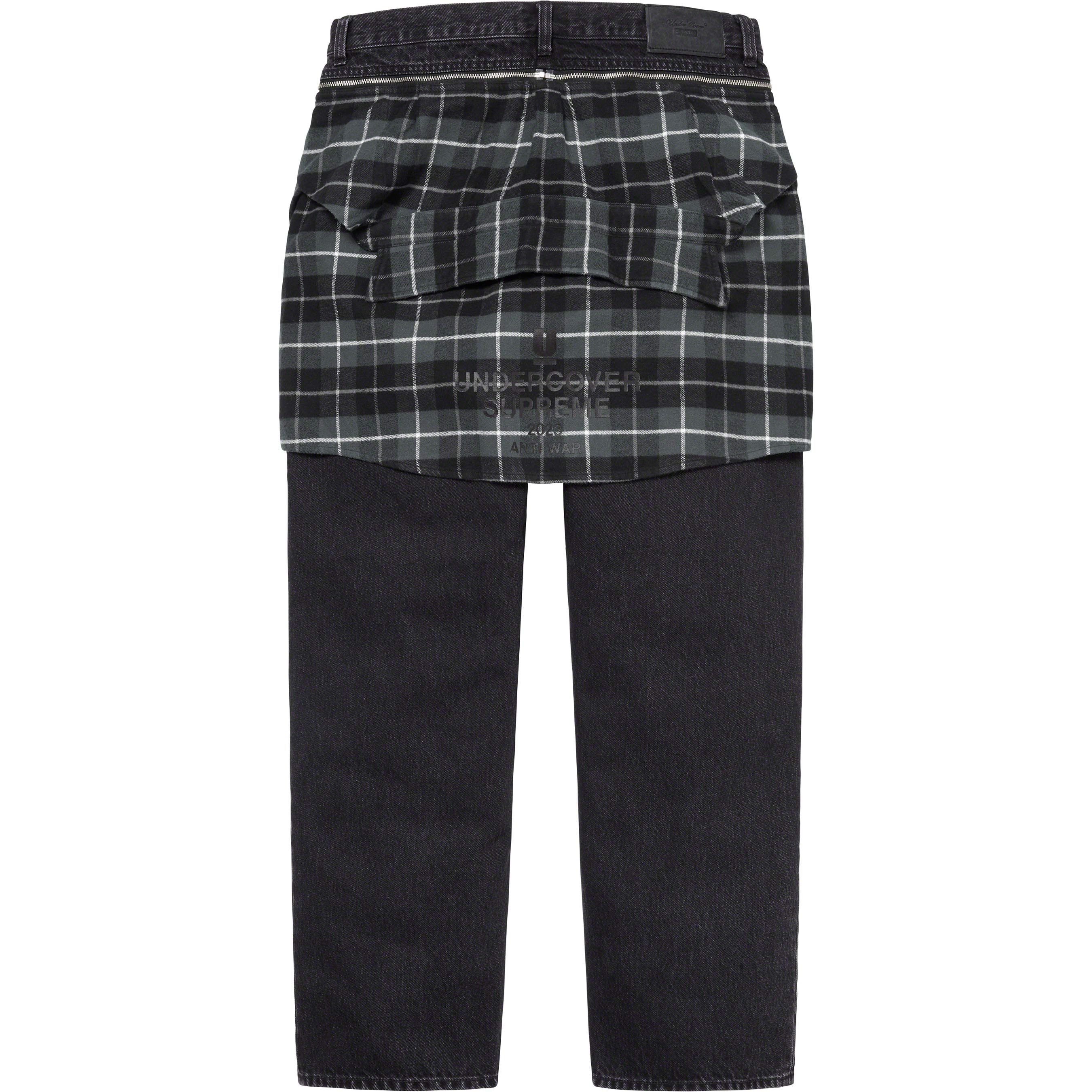 Supreme × Undercover Supreme UNDERCOVER Layered Jean Black Sized 32 Size US 32 / EU 48 - 2 Thumbnail