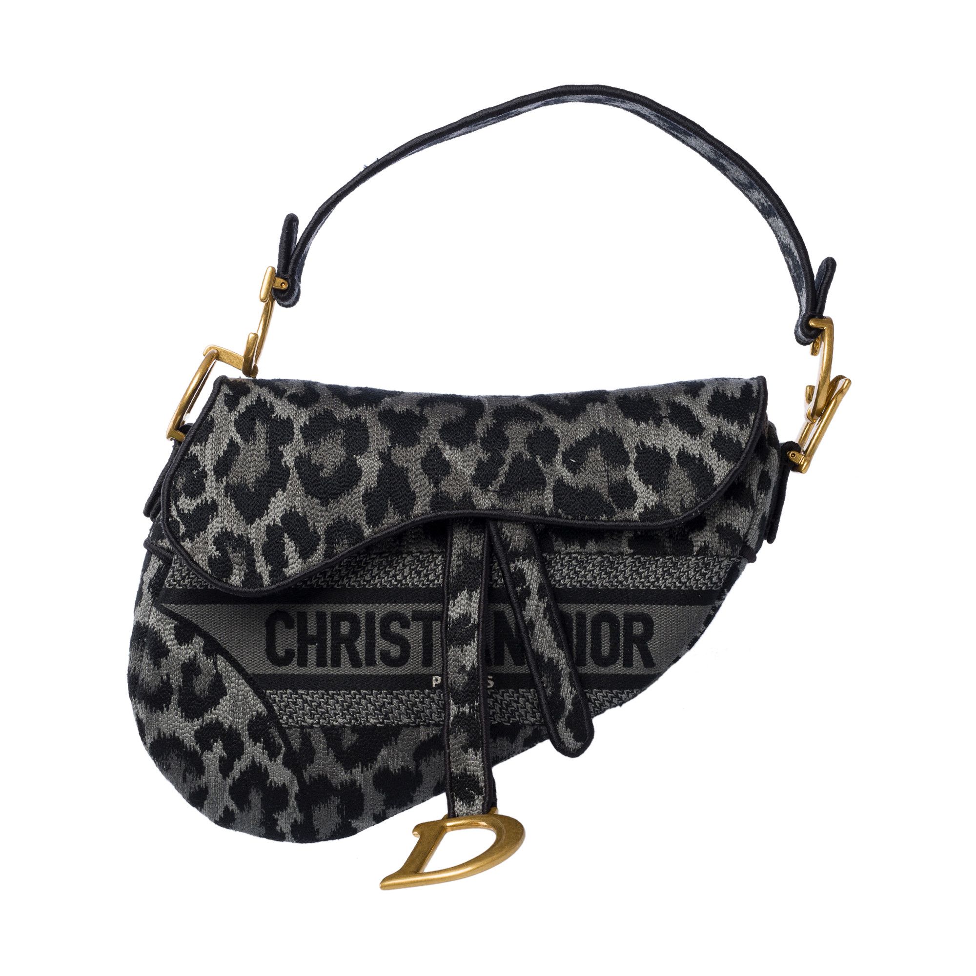 Dior DIOR Saddle in Gray Tweed Size ONE SIZE - 3 Thumbnail