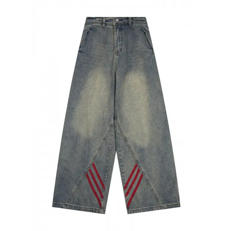 Japanese Brand × Jean Retro loose straight leg casual jeans Size US 32 / EU 48 - 5 Thumbnail