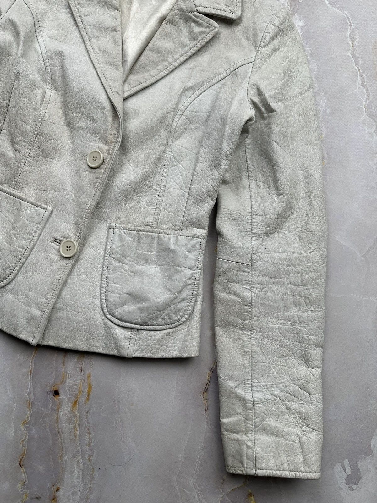 Japanese Brand Vintage Leather Jacket Size S / US 4 / IT 40 - 7 Thumbnail