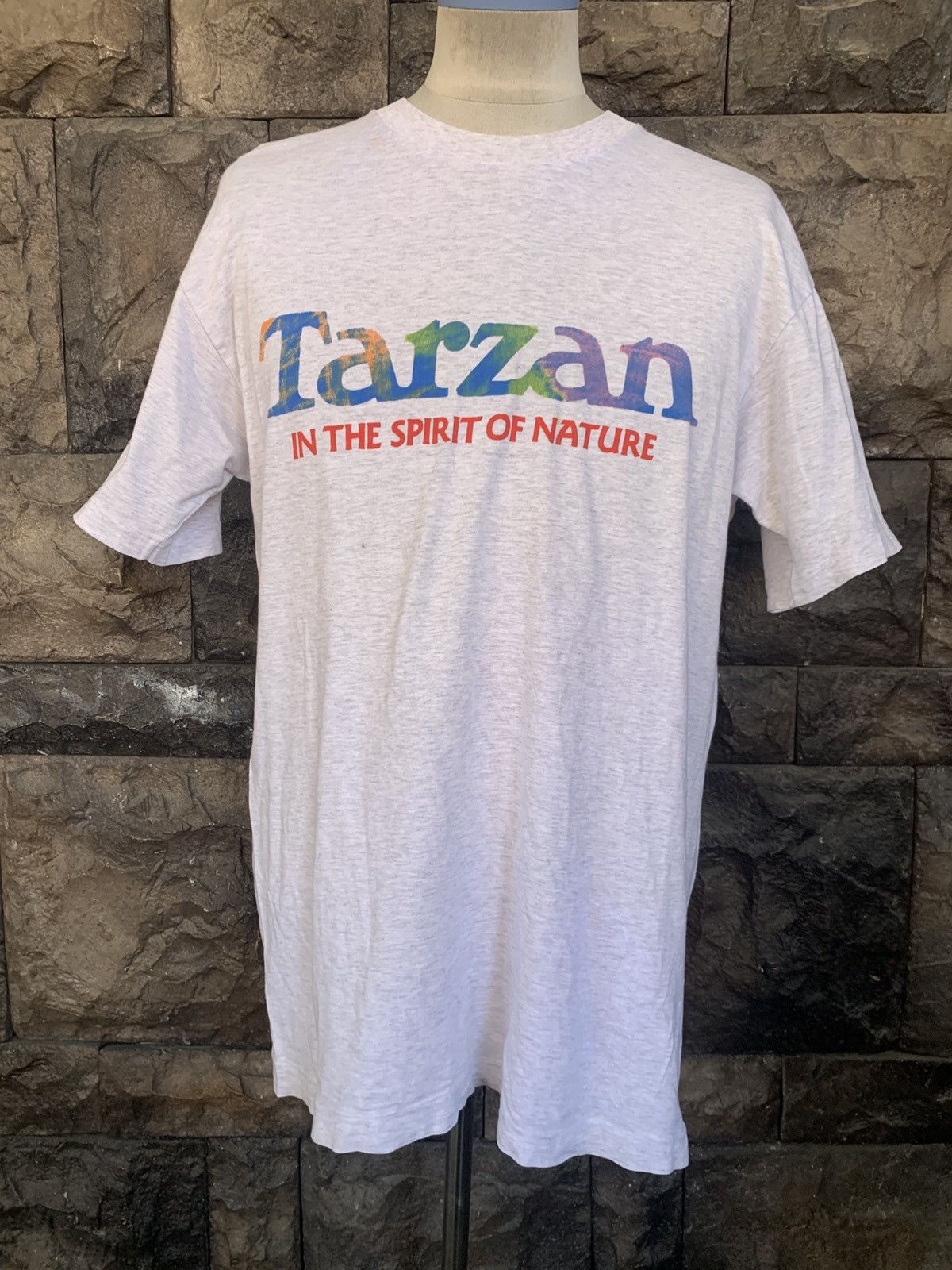 Vintage Vintage 90s Tarzan Promo Movie T shirt Size US L / EU 52-54 / 3 - 1 Thumbnail