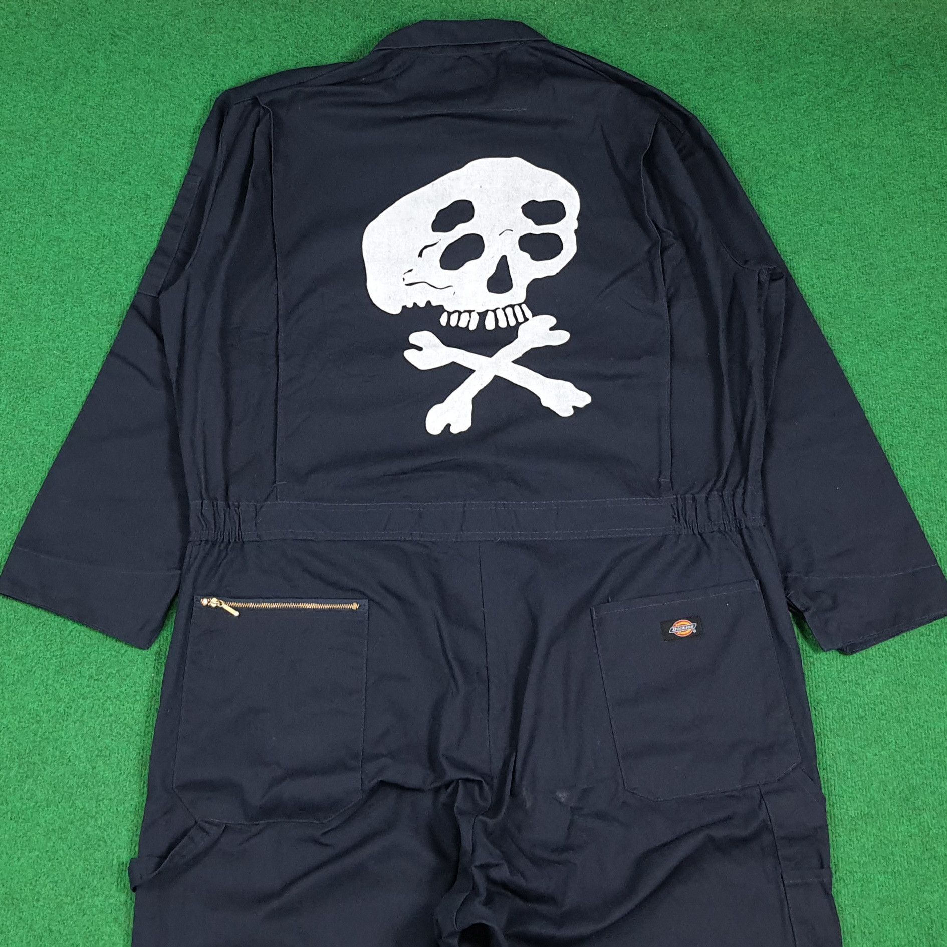 Dickies Vintage Dickies Workwear Custom Skull Coverall C281N6 Size US XXL / EU 58 / 5 - 1 Thumbnail
