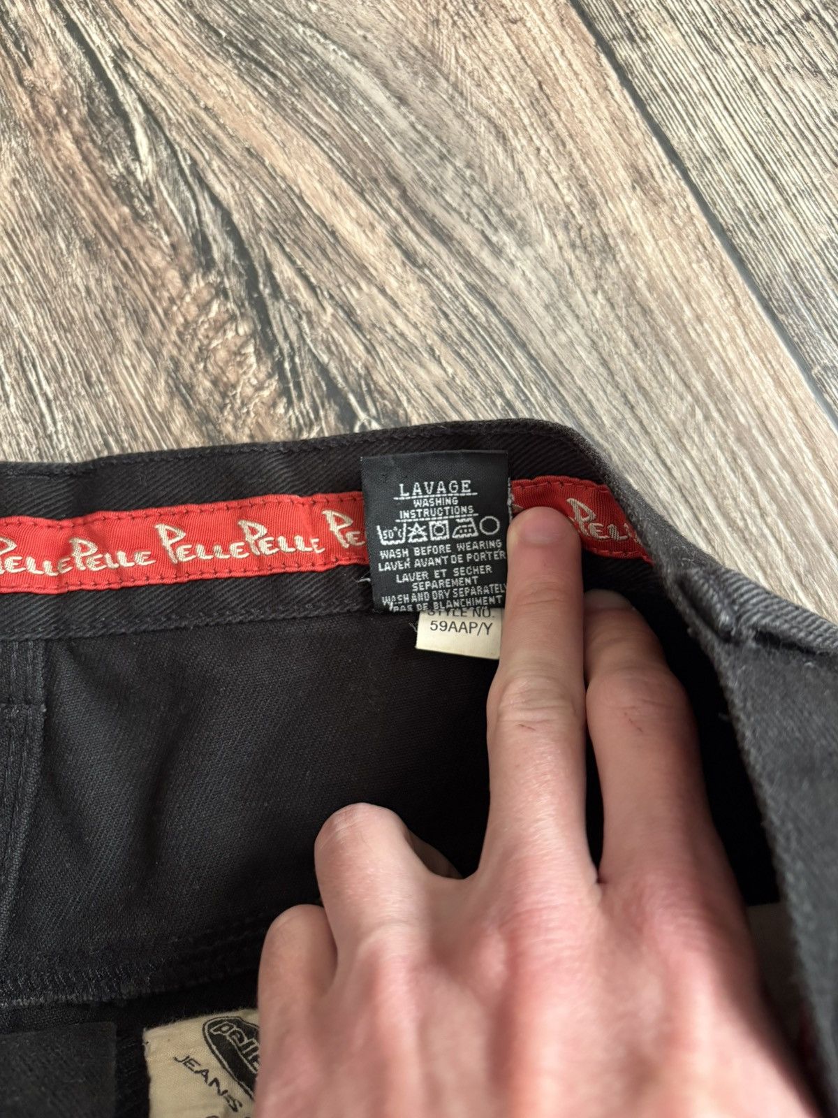 Pelle Pelle × Vintage Pelle Pelle Vintage Distressed Baggy Wide Carpenter Denim Size US 34 / EU 50 - 11 Thumbnail