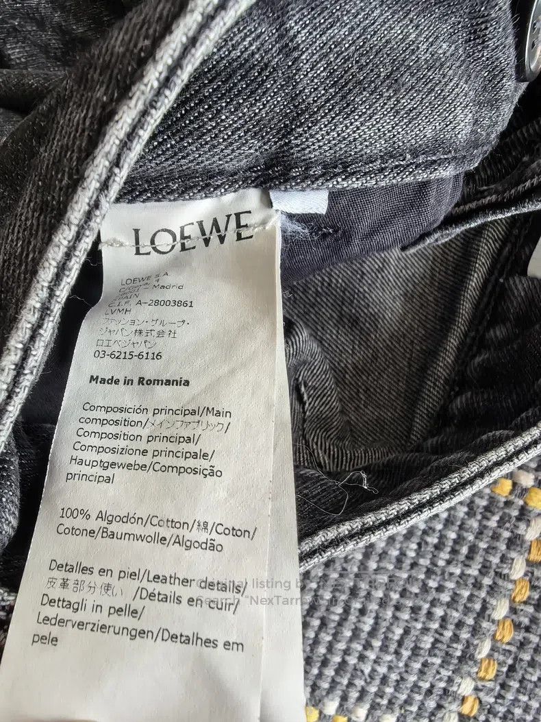 Loewe Loewe FW21 7/8 Denim Pants Size US 30 / EU 46 - 4 Thumbnail
