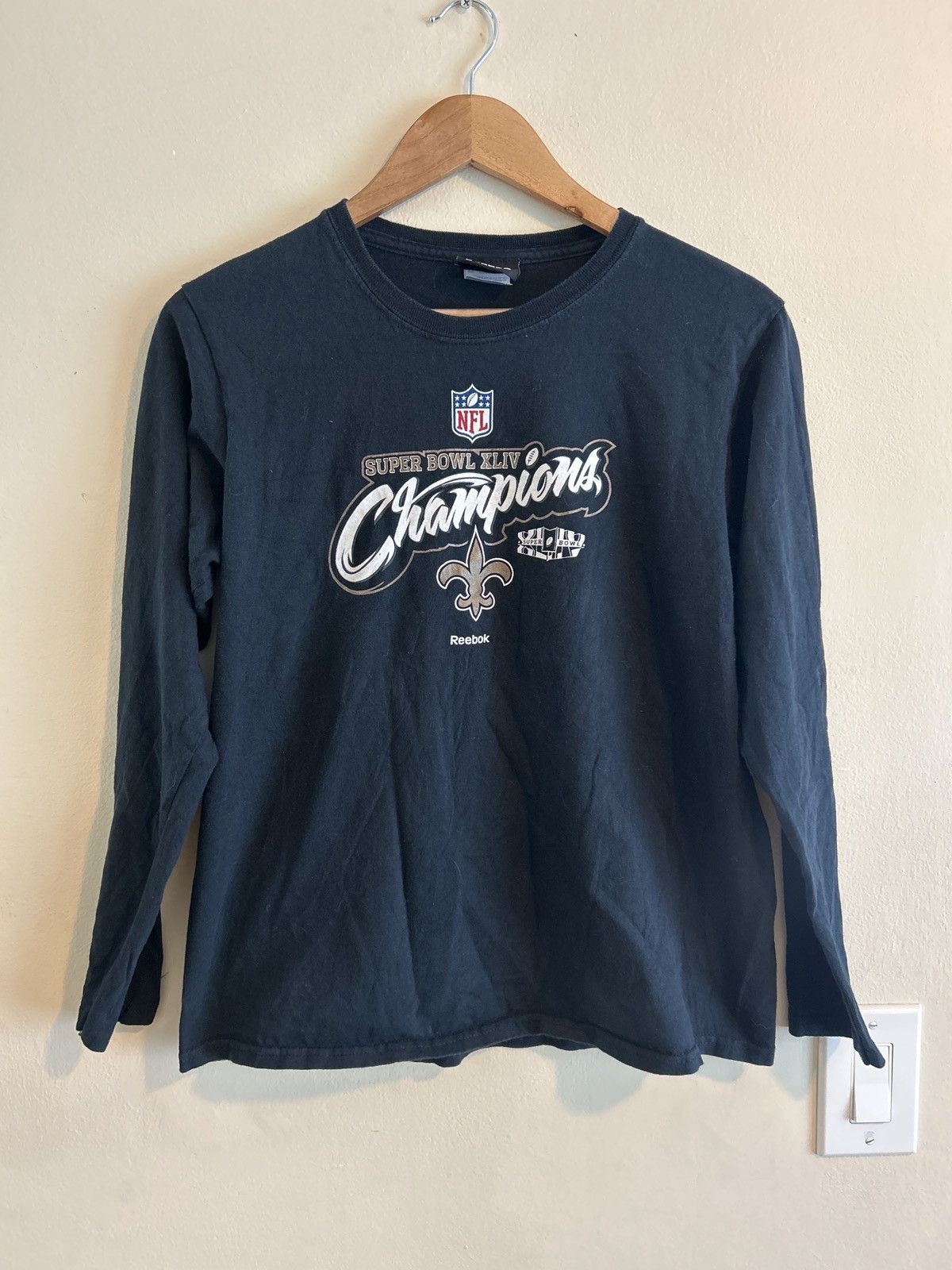 Reebok × Vintage Vintage 2010 Reebok Saints Super Bowl champions long sleeve Size US M / EU 48-50 / 2 - 1 Thumbnail