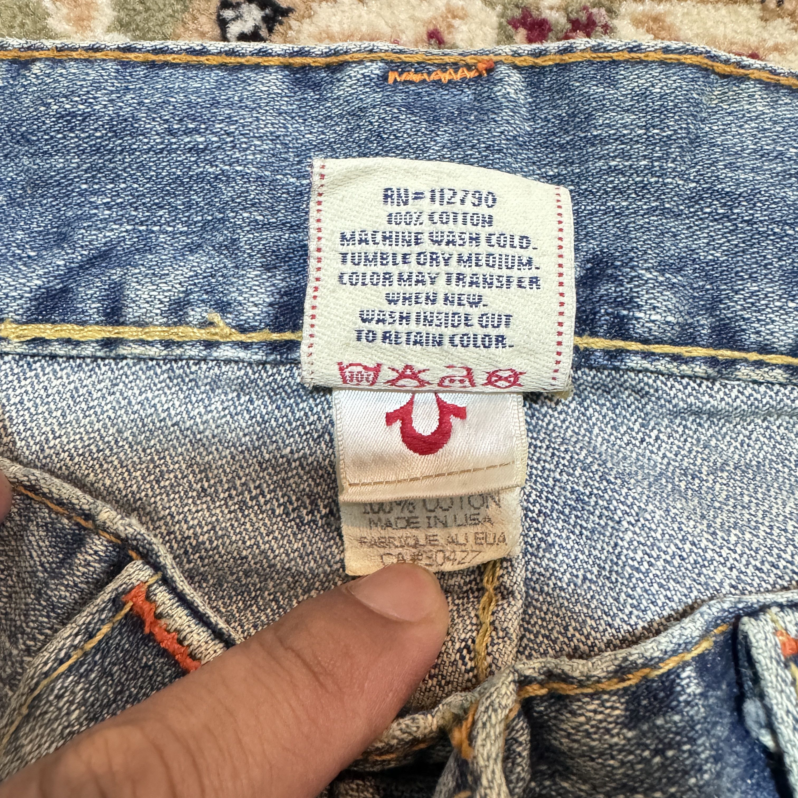 True Religion Vintage Y2K Flare True Religion Joey Distressed Jeans Mens Size US 31 - 7 Thumbnail