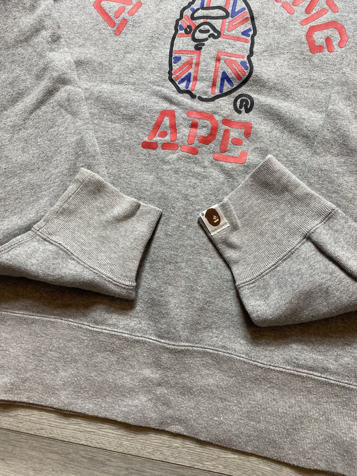 Bape Bape union jack logo sweatshirt Size US S / EU 44-46 / 1 - 4 Thumbnail