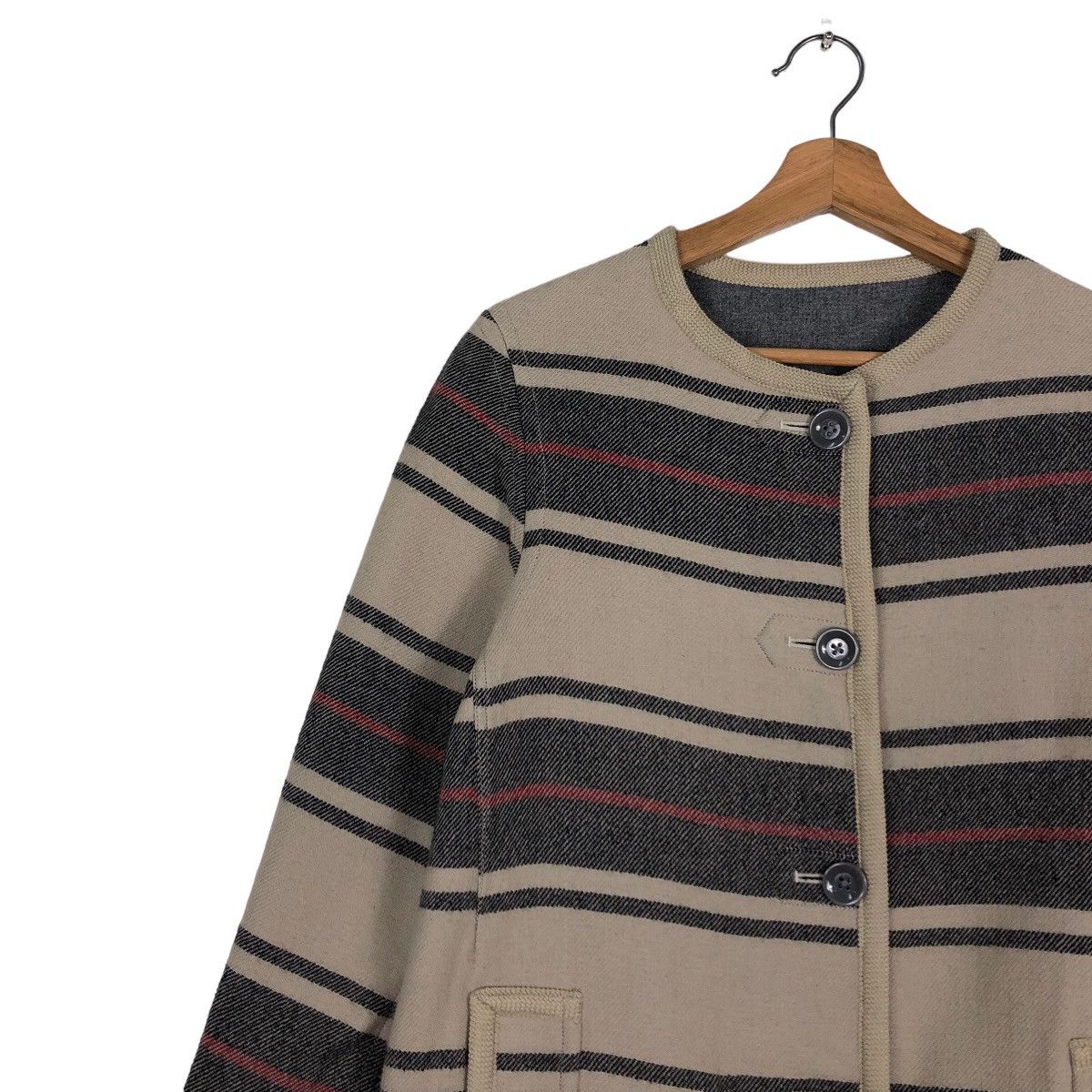 Japanese Brand 🔥Work Jacket Japan Made Hickory Issey Miyake Japan Size US M / EU 48-50 / 2 - 7 Thumbnail
