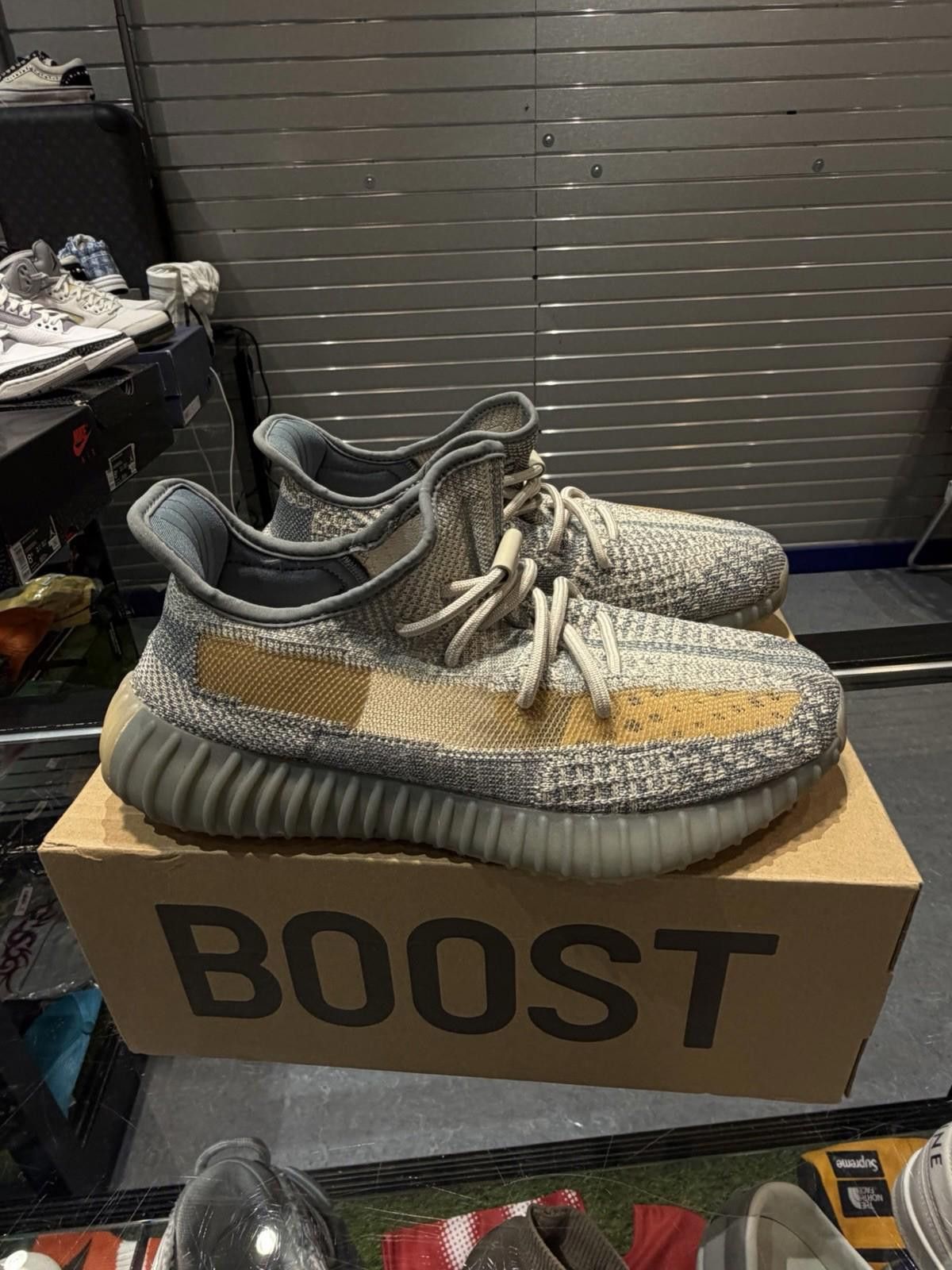 Adidas Size 8.5 - adidas Yeezy Boost 350 V2 Low Israfil (FZ5421) Size US 8.5 / EU 41-42 - 3 Thumbnail