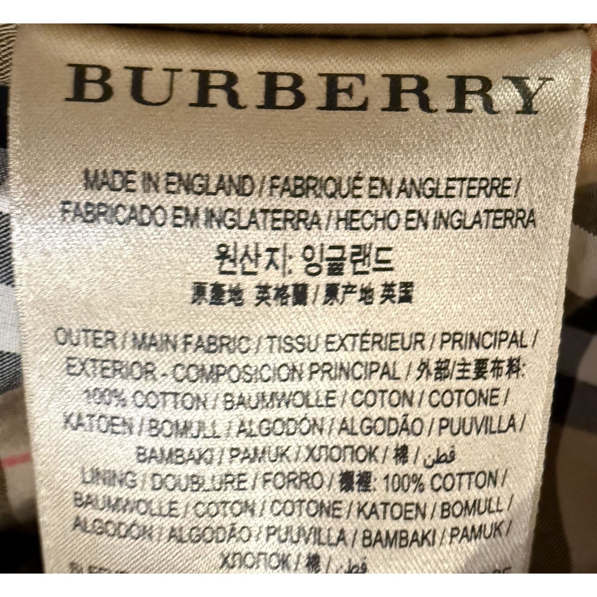 Burberry Burberry The Westminster Long Trench Coat Beige Cotton Women Size XS / US 0-2 / IT 36-38 - 4 Thumbnail