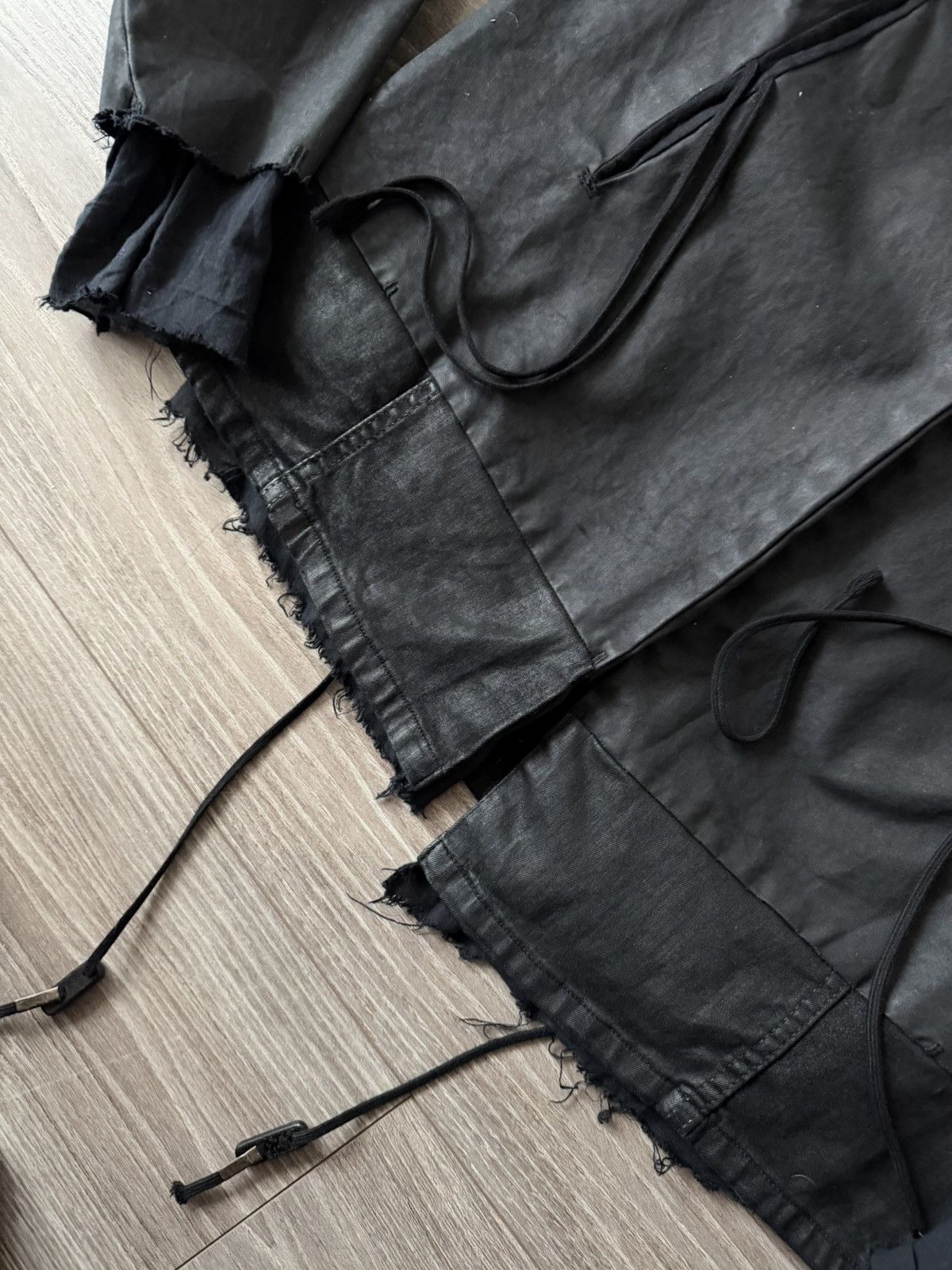 Boris Bidjan Saberi Boris Bidjan Saberi AW09-10 JP2 Waxed Perforated Lamb JCKT Size US M / EU 48-50 / 2 - 13 Thumbnail
