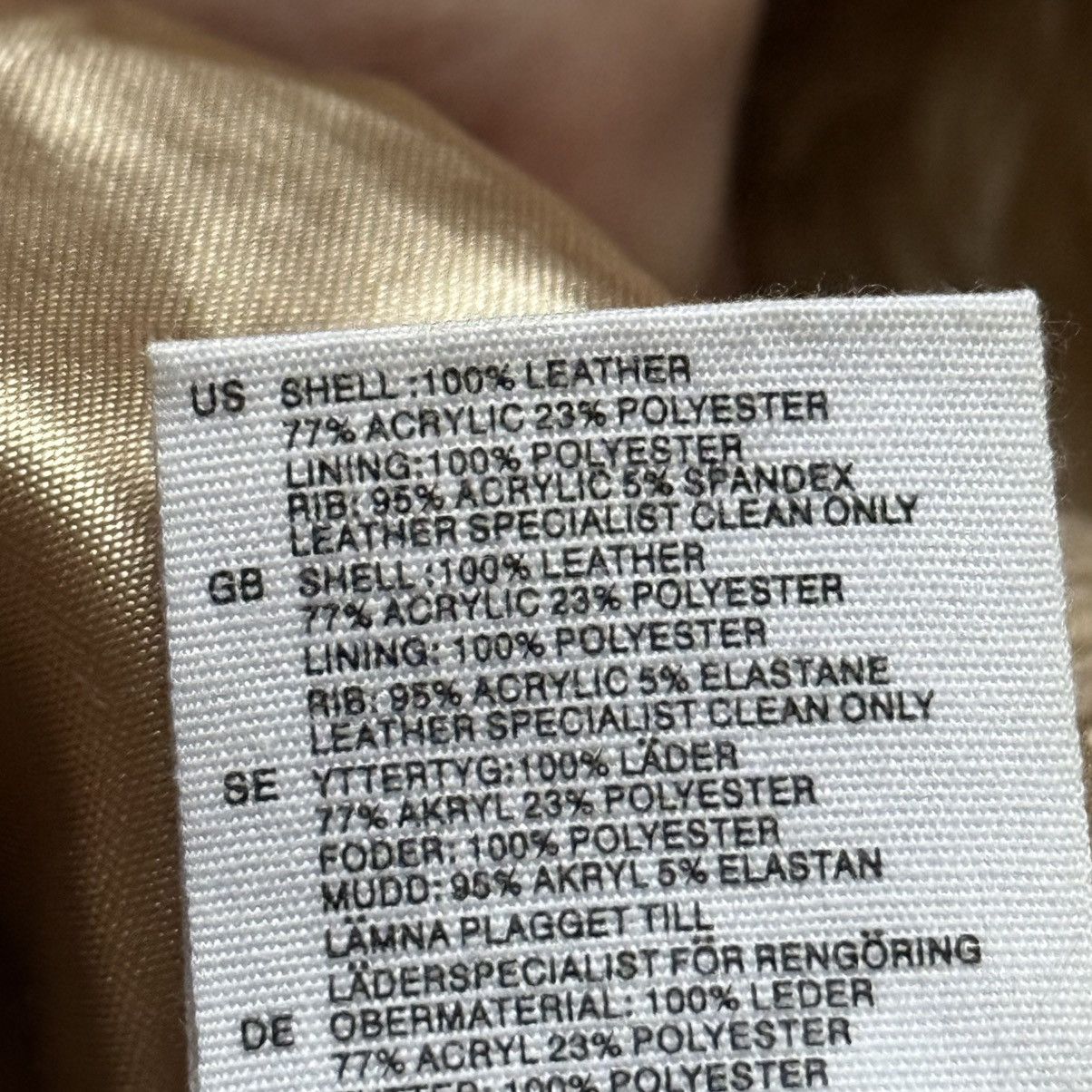 If Six Was Nine 📌 Vintage Y2K H&M Faux Fur Leather Avant-Garde Bomber Jacket Size S / US 4 / IT 40 - 14 Thumbnail