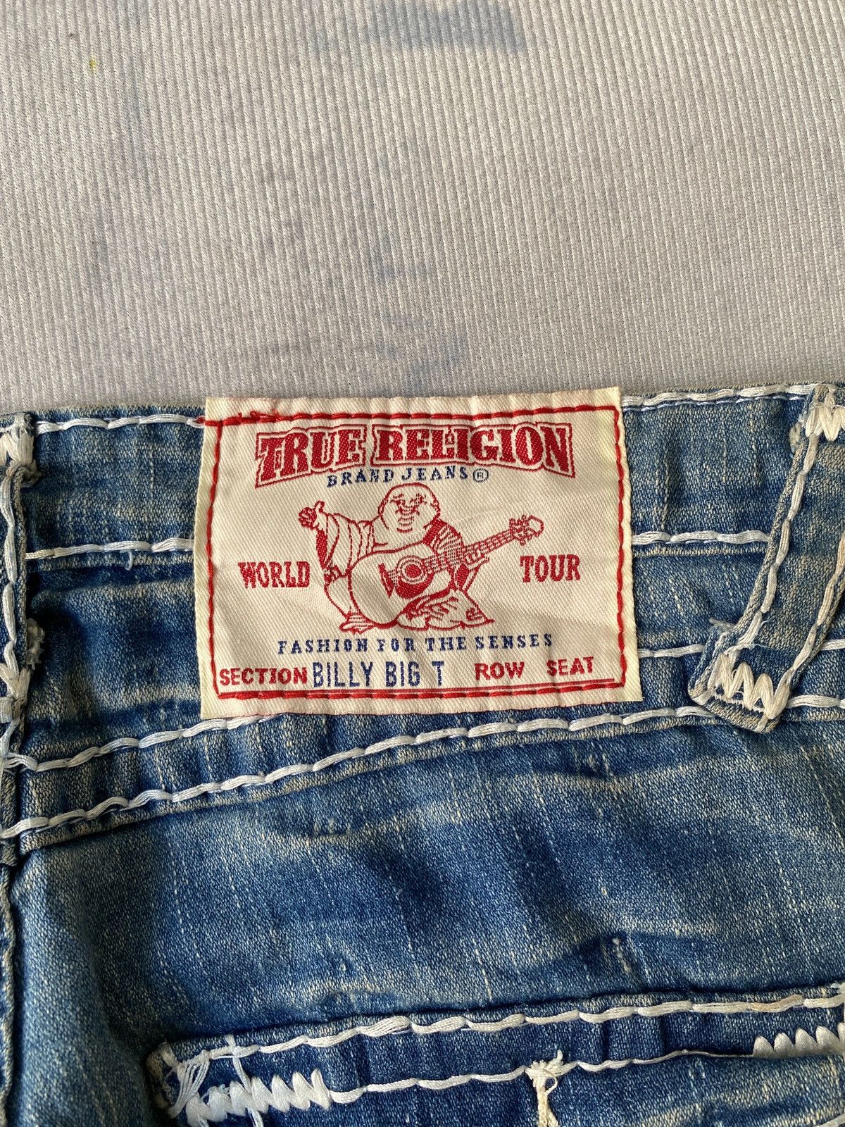 True Religion True Religion Remake Super Flare Low Rise Jeans Size US 28 / EU 44 - 19 Thumbnail
