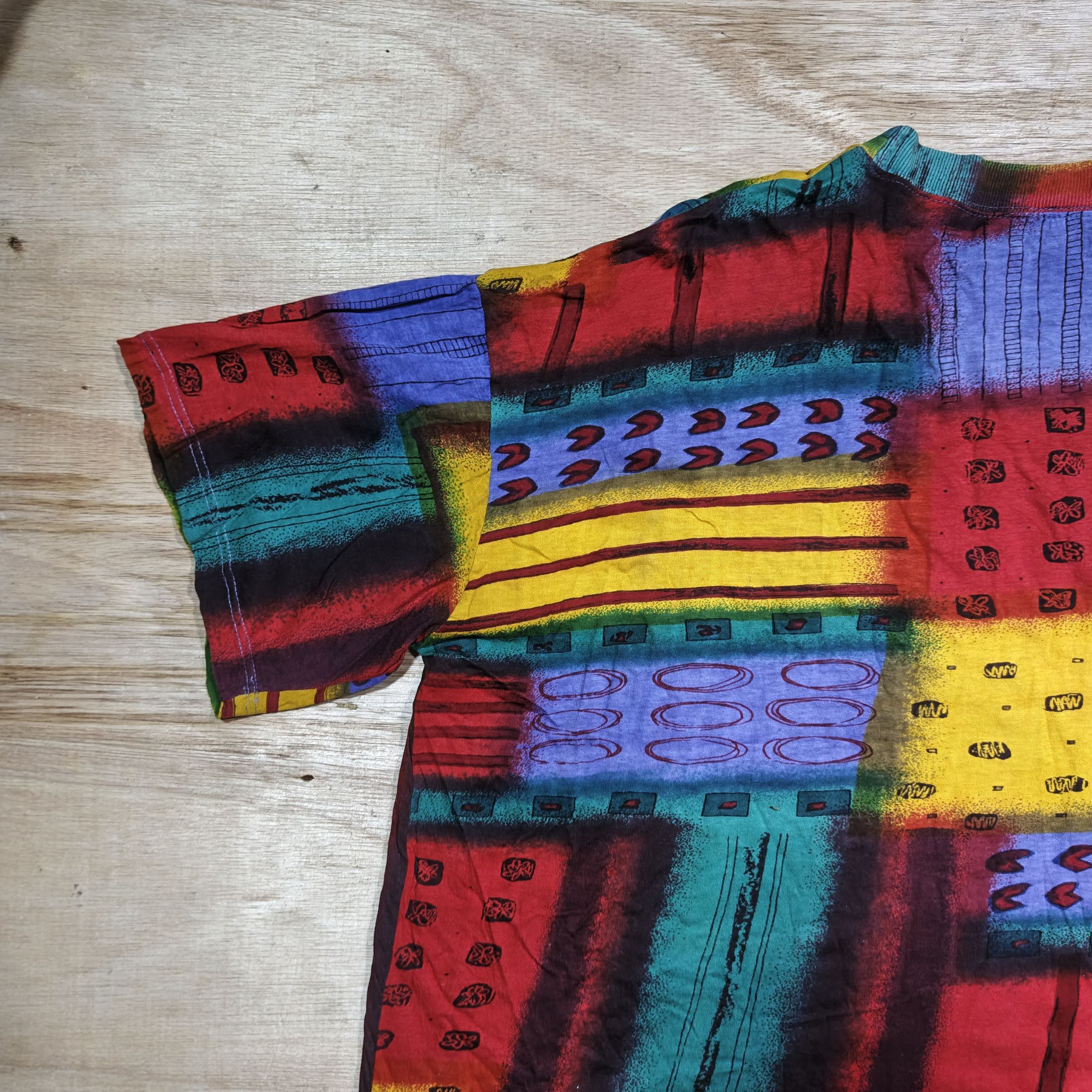 Vintage 90's MAHILA COLLECTIONS Abstract Pattern Aesthetic Size US XL / EU 56 / 4 - 9 Thumbnail