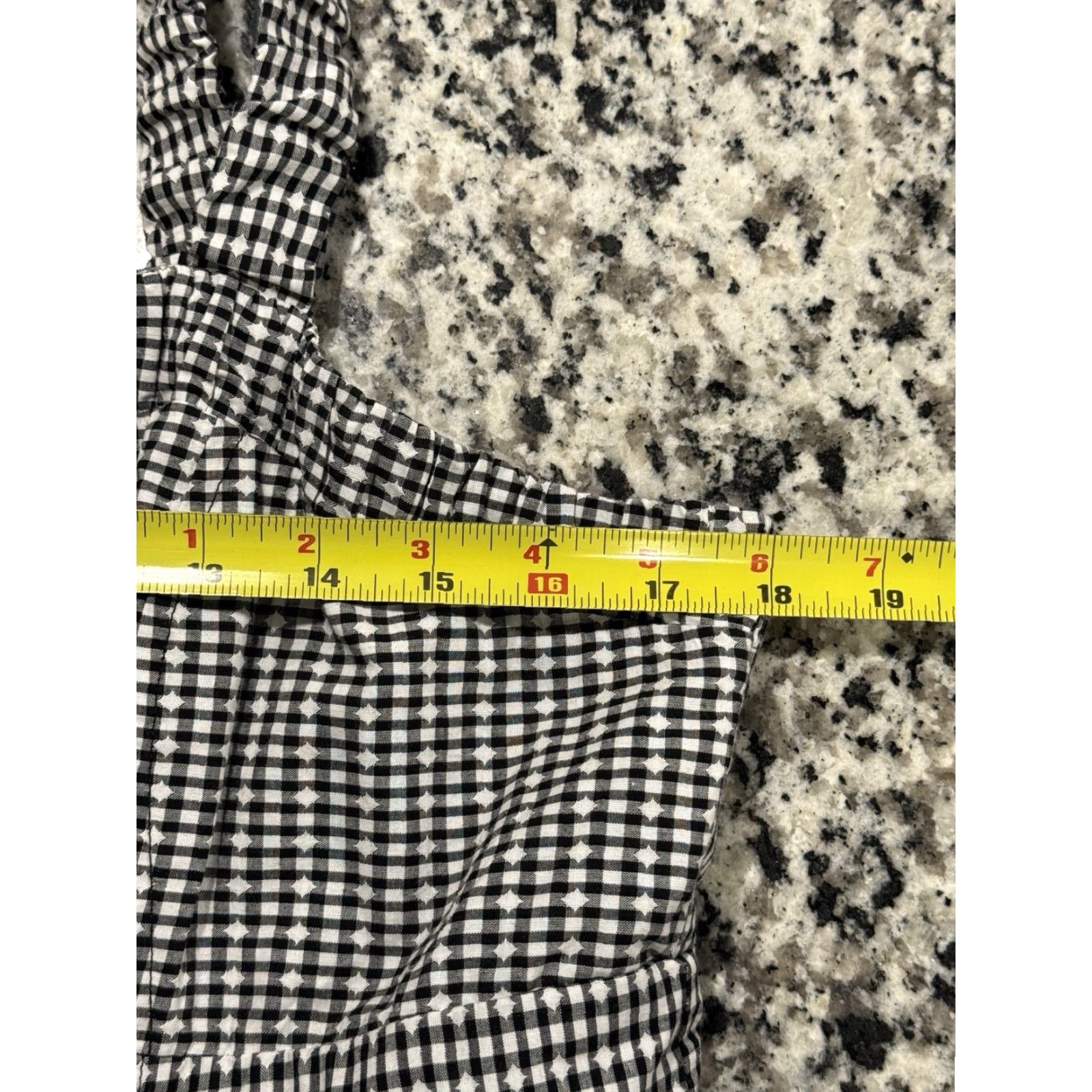 Vintage ANTHROPOLOGIE Maeve Black Gingham Check Mini Sweetheart Dress Size Large Size L / US 10 / IT 46 - 3 Thumbnail