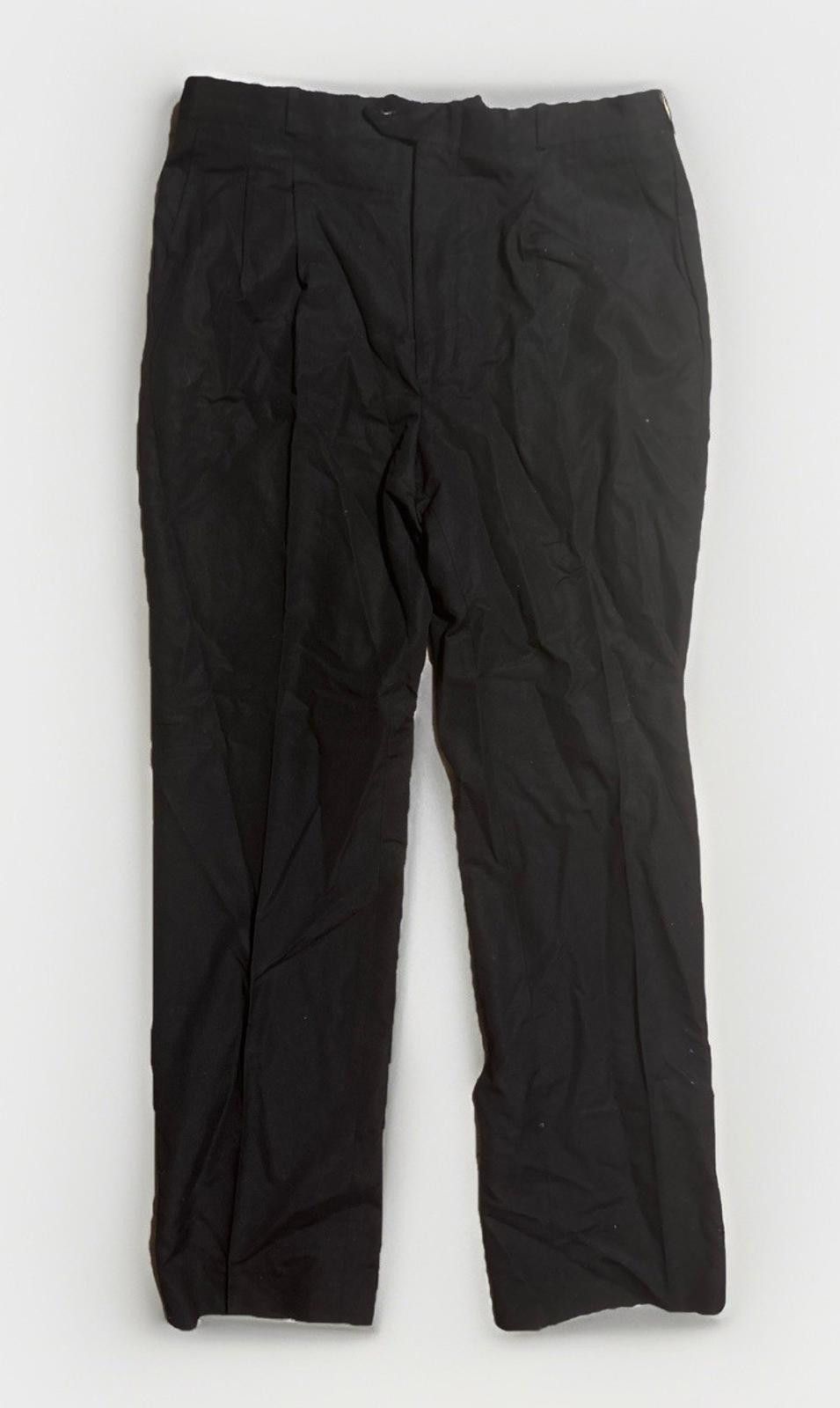 Alexander Julian Colours by Alexander Julian Pants Men 36x34 Black Cotton Size US 36 / EU 52 - 1 Thumbnail
