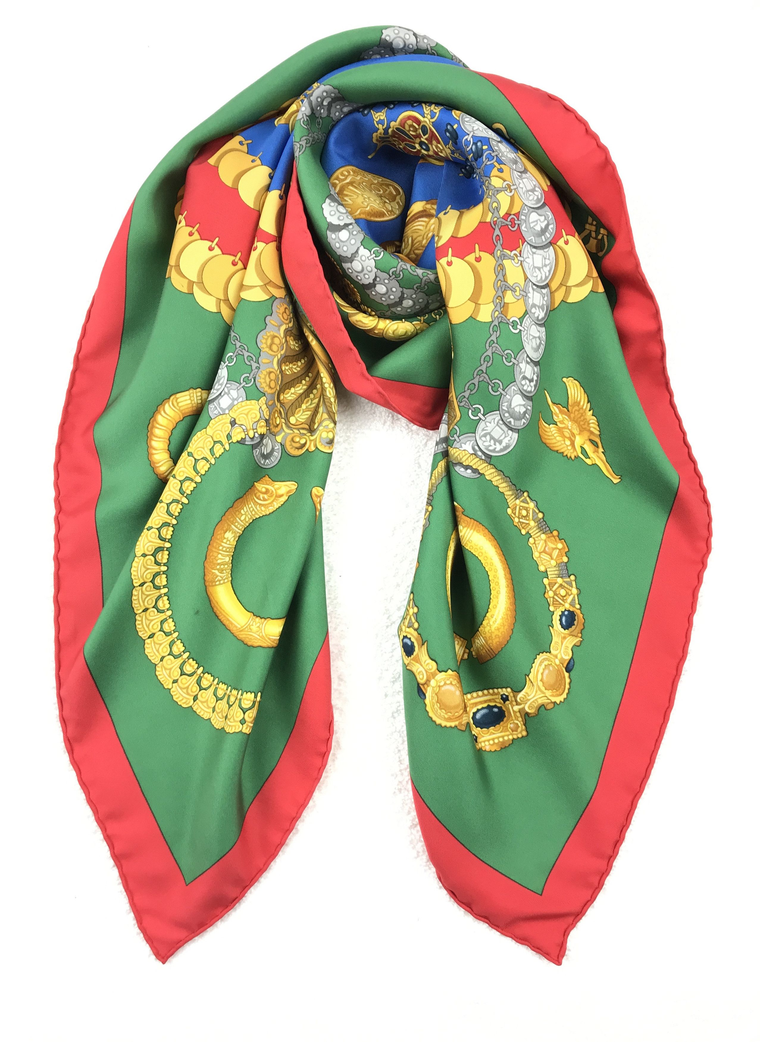 Hermes × Vintage Vintage Hermes Silk Scarf With Box Size ONE SIZE - 6 Thumbnail
