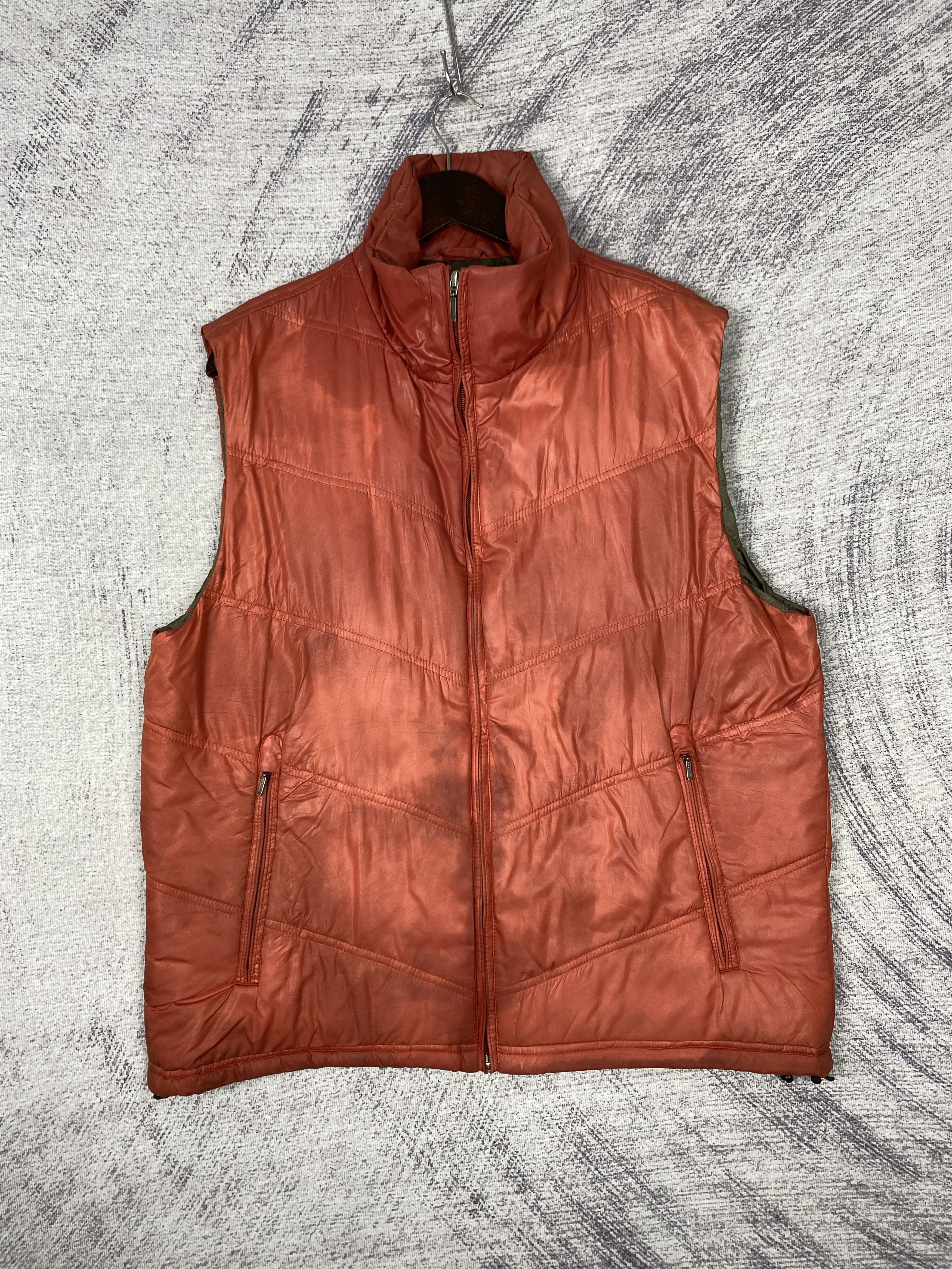Japanese Brand Vintage Elel Men's Zip Up Puffer Vest Size US S / EU 44-46 / 1 - 1 Thumbnail