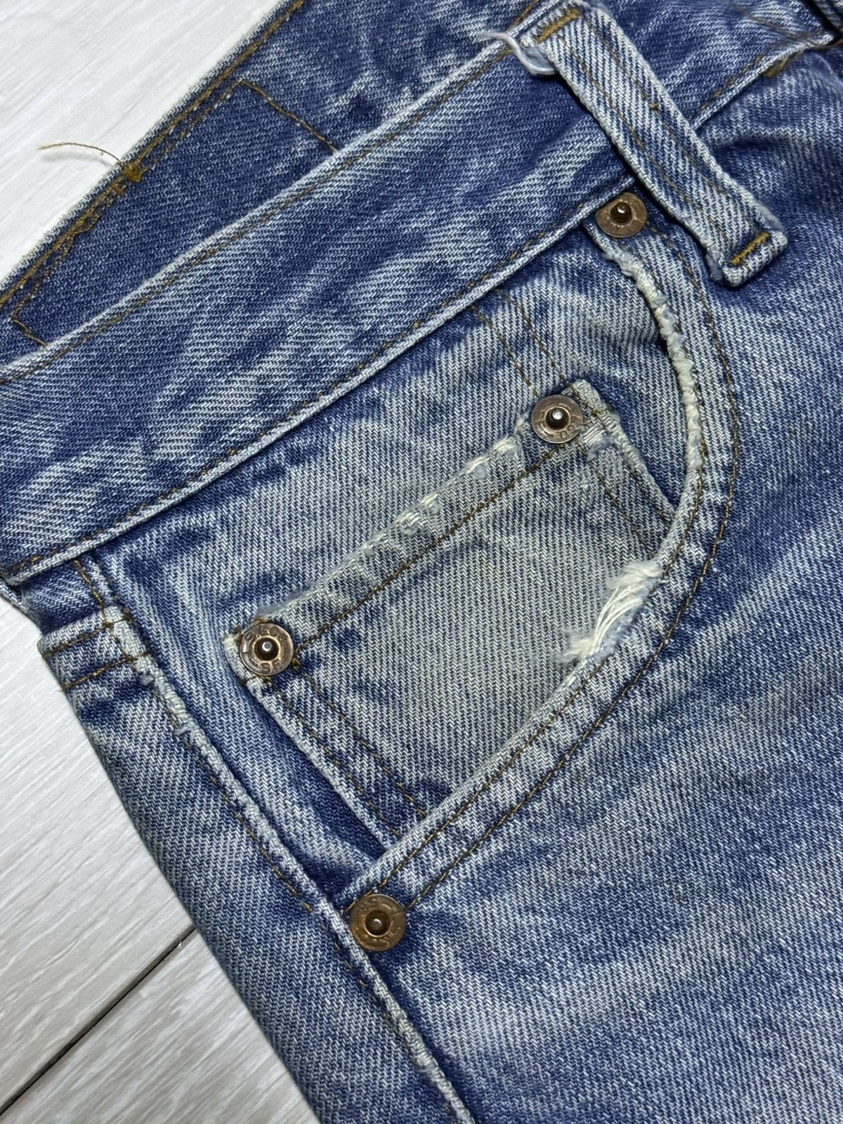 Levi's Vintage Levis 501 70s Selvedge Rindem ButtonFly Jeans Size US 29 - 12 Thumbnail