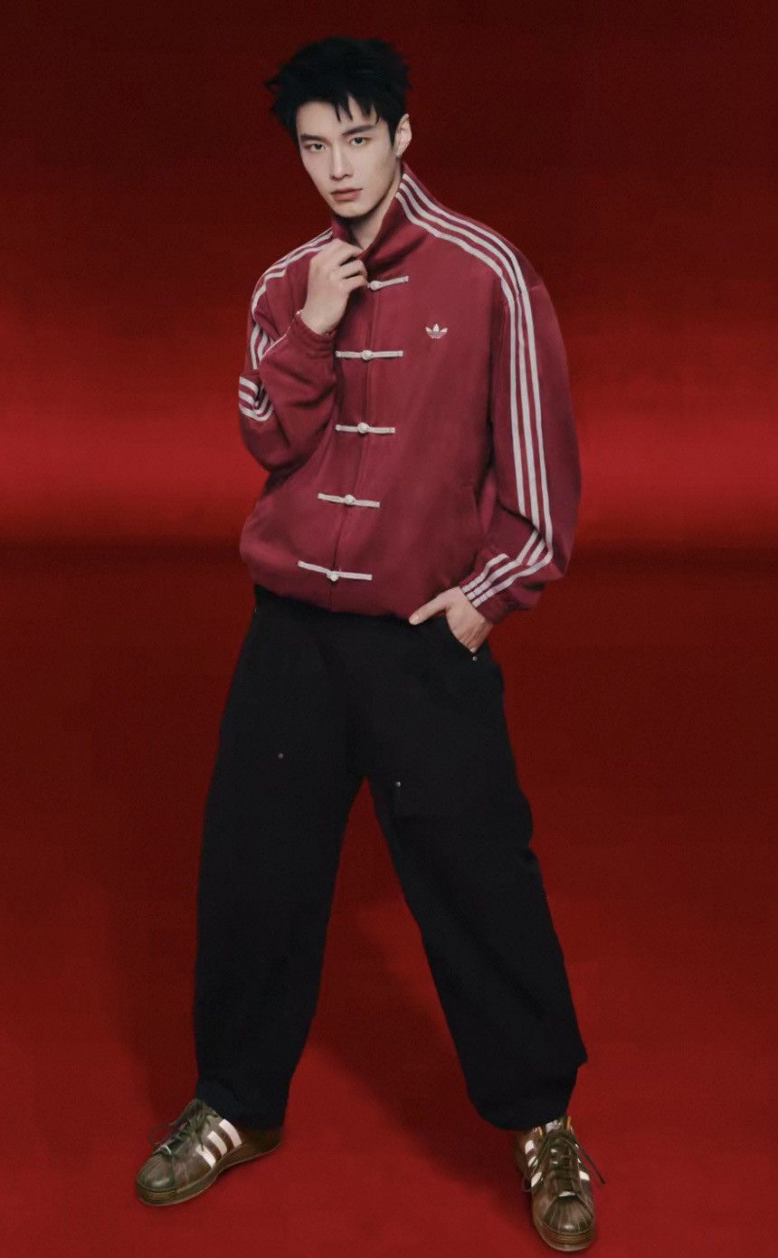Adidas Adidas Chinese New Year Exclusive Edition Tang Jacket Red Size US L / EU 52-54 / 3 - 2 Thumbnail