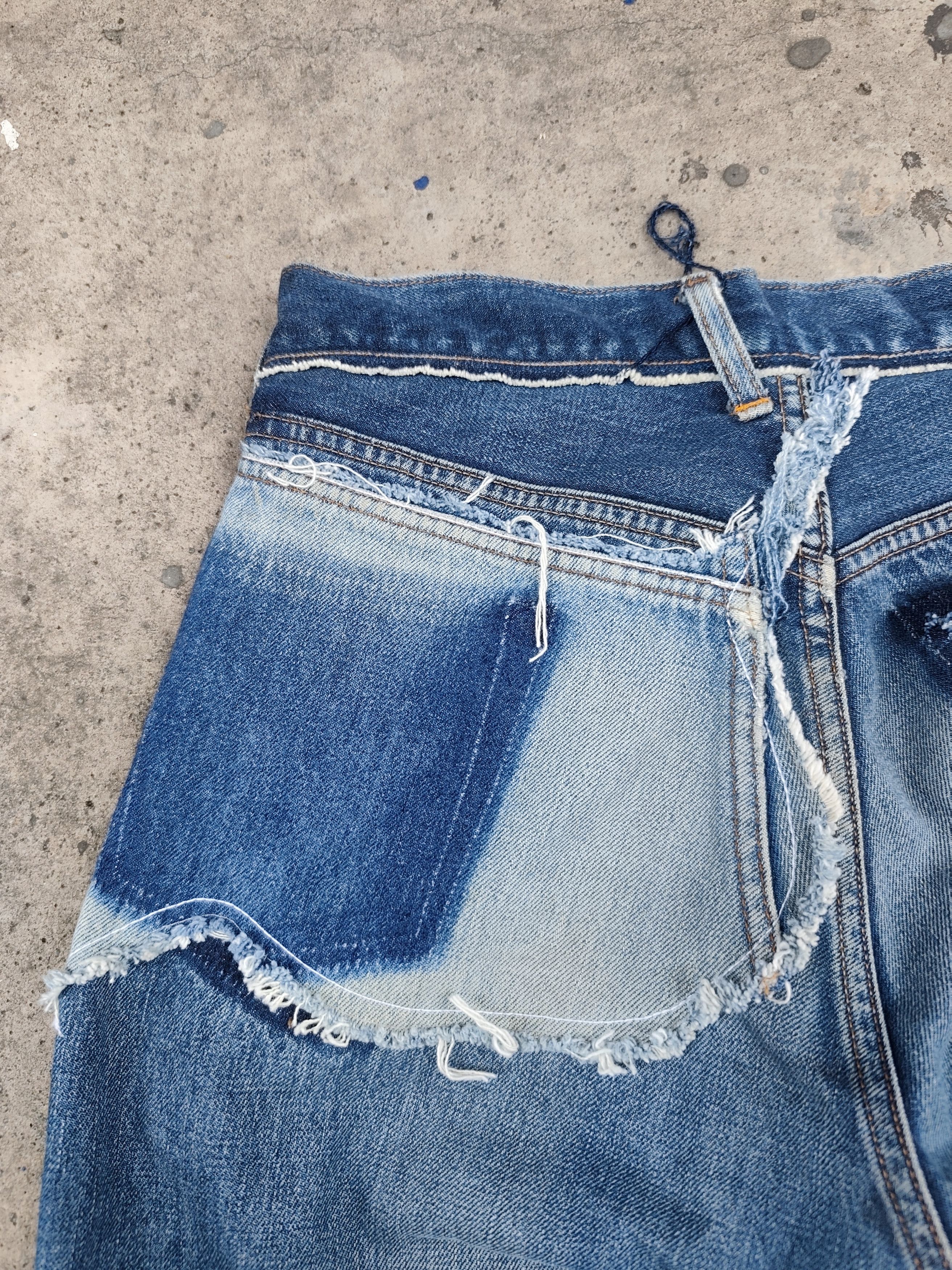 Comme des Garcons Homme Plus Comme des Garcons Homme AD1997 Patchwork Levi's Denim Pants Size US 30 / EU 46 - 6 Thumbnail