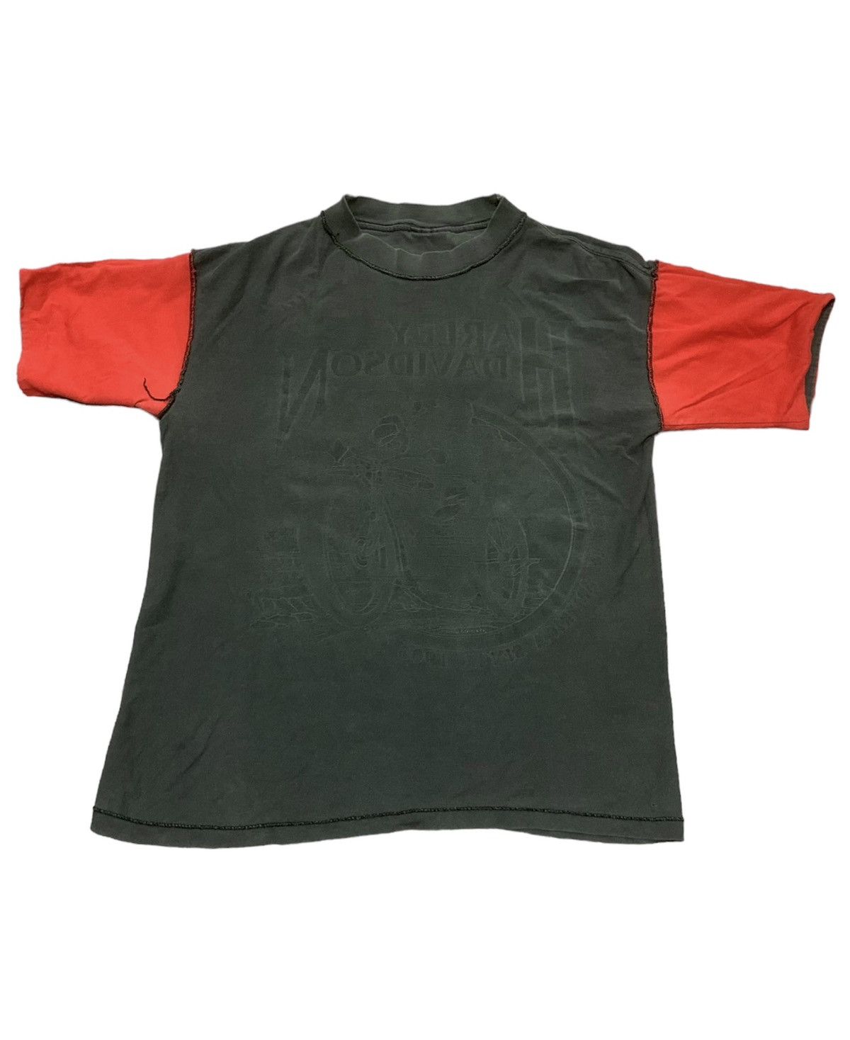 Harley Davidson × Vintage VINTAGE 80-90s HARLEY DAVIDSON FUN WEAR Tshirt Size US M / EU 48-50 / 2 - 4 Thumbnail