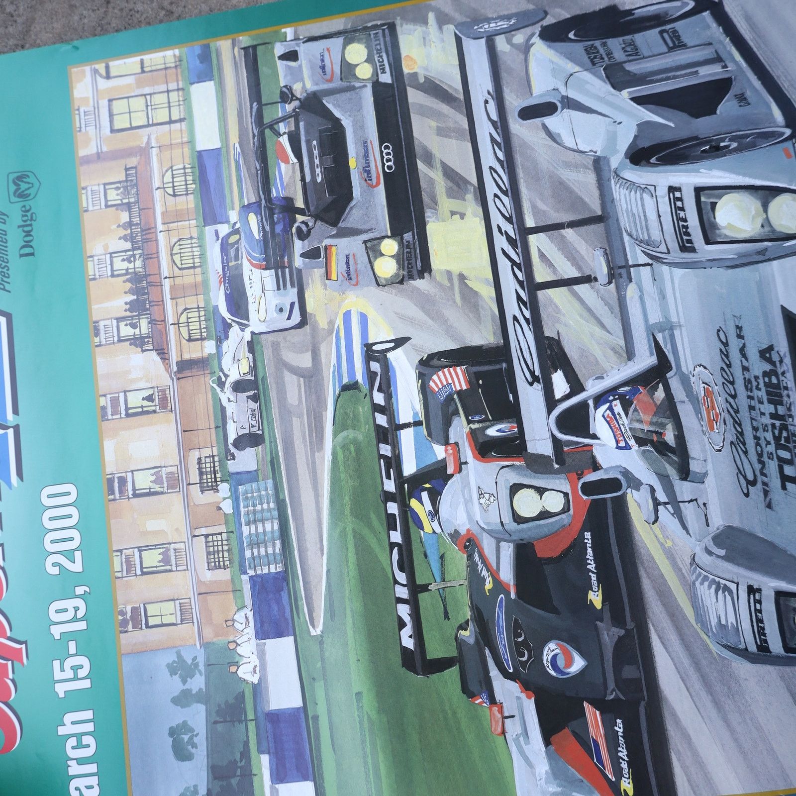 Vintage Original Vintage 2000 SuperFlo12 Racing Poster 20"x33" Size ONE SIZE - 4 Thumbnail