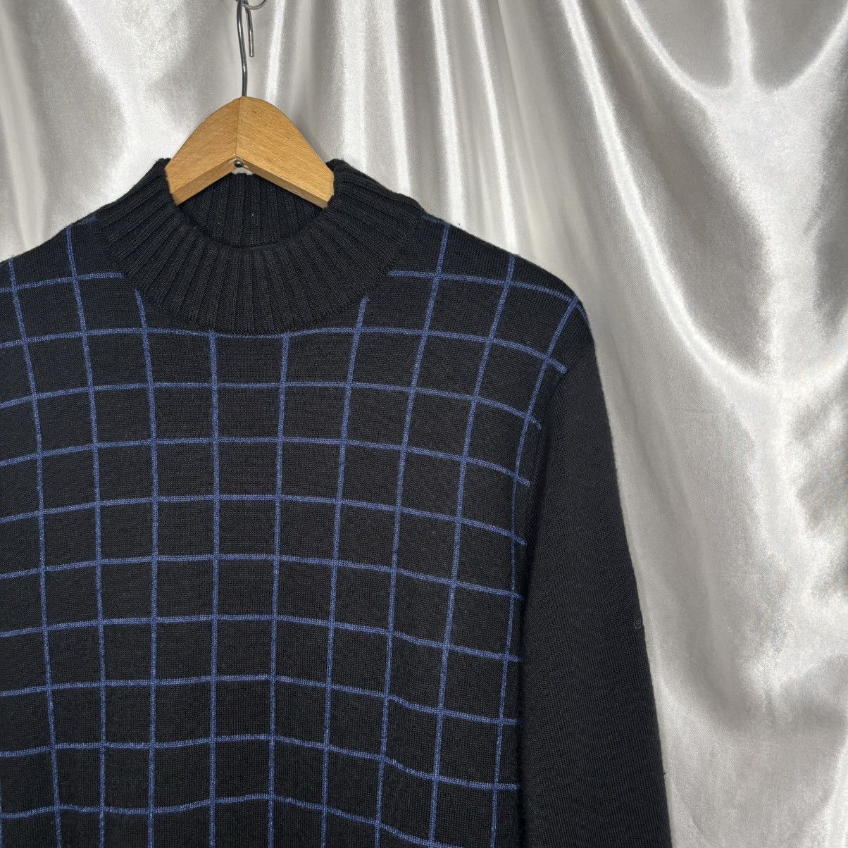 Versace × Versace Jeans Couture vintage black turtleneck sweater Versace jeans couture Size L / US 10 / IT 46 - 3 Thumbnail