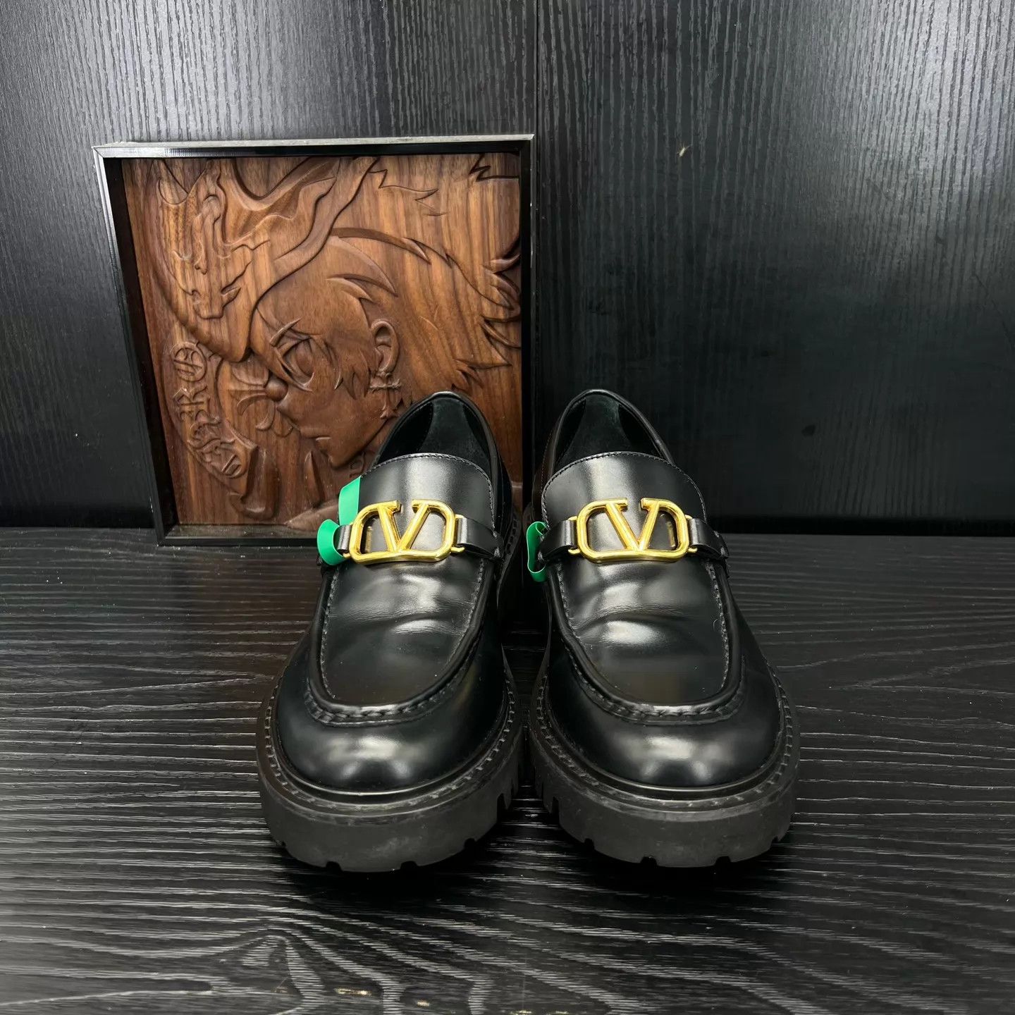 Valentino 36.5 Valentino VLogo Signature Loafers Worn 2x Box Size US 6 / IT 36 - 2 Thumbnail